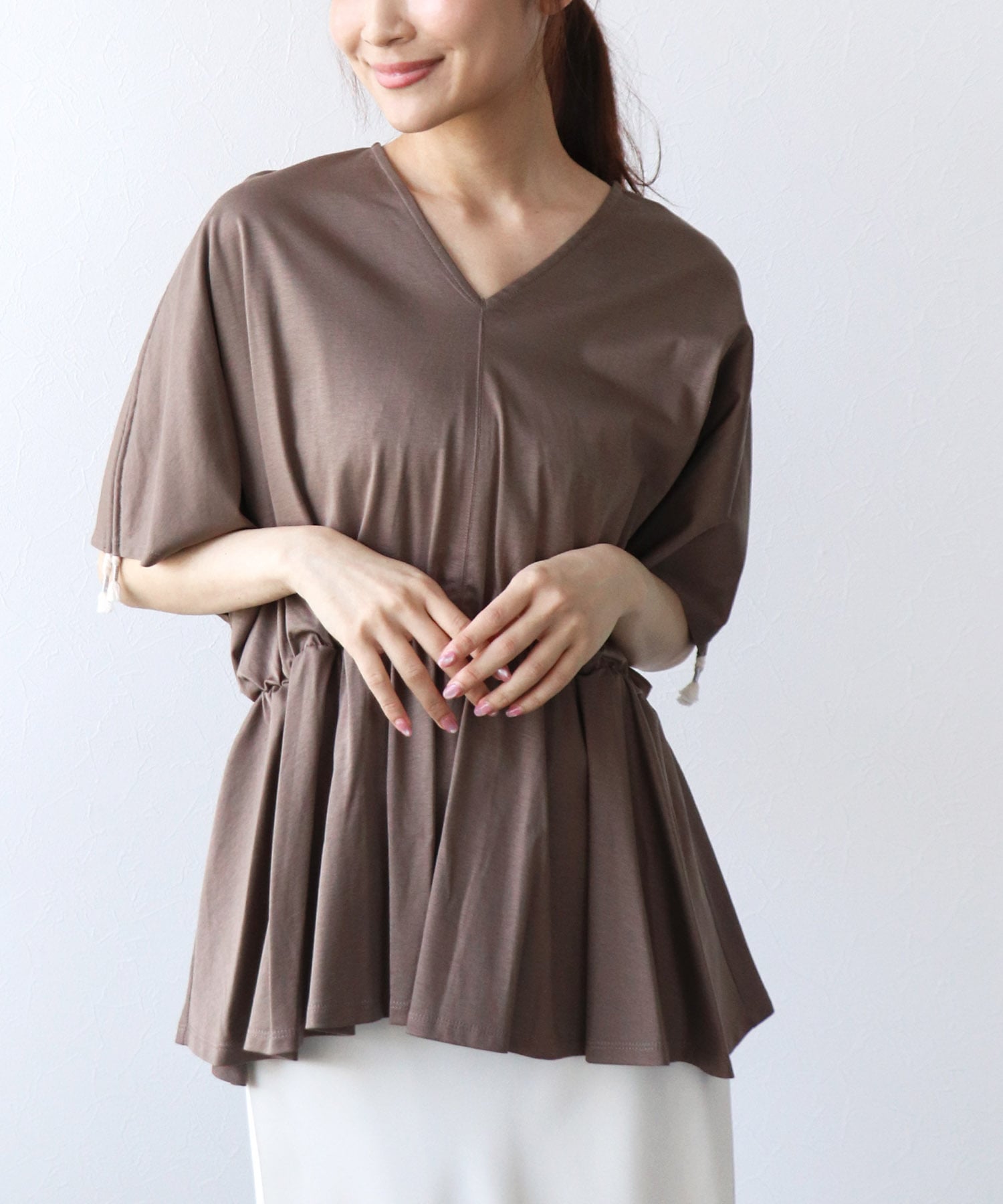 前後2wayドロストトップス | AND ON JIONE STORE（アンドオン）ジオン
