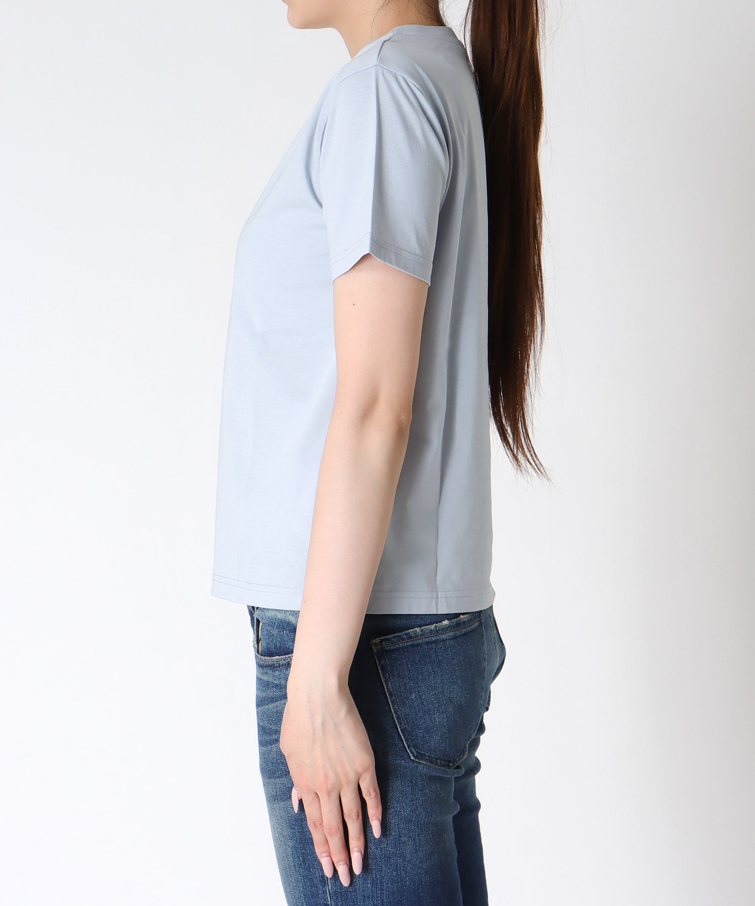 箔ロゴプリントTシャツ