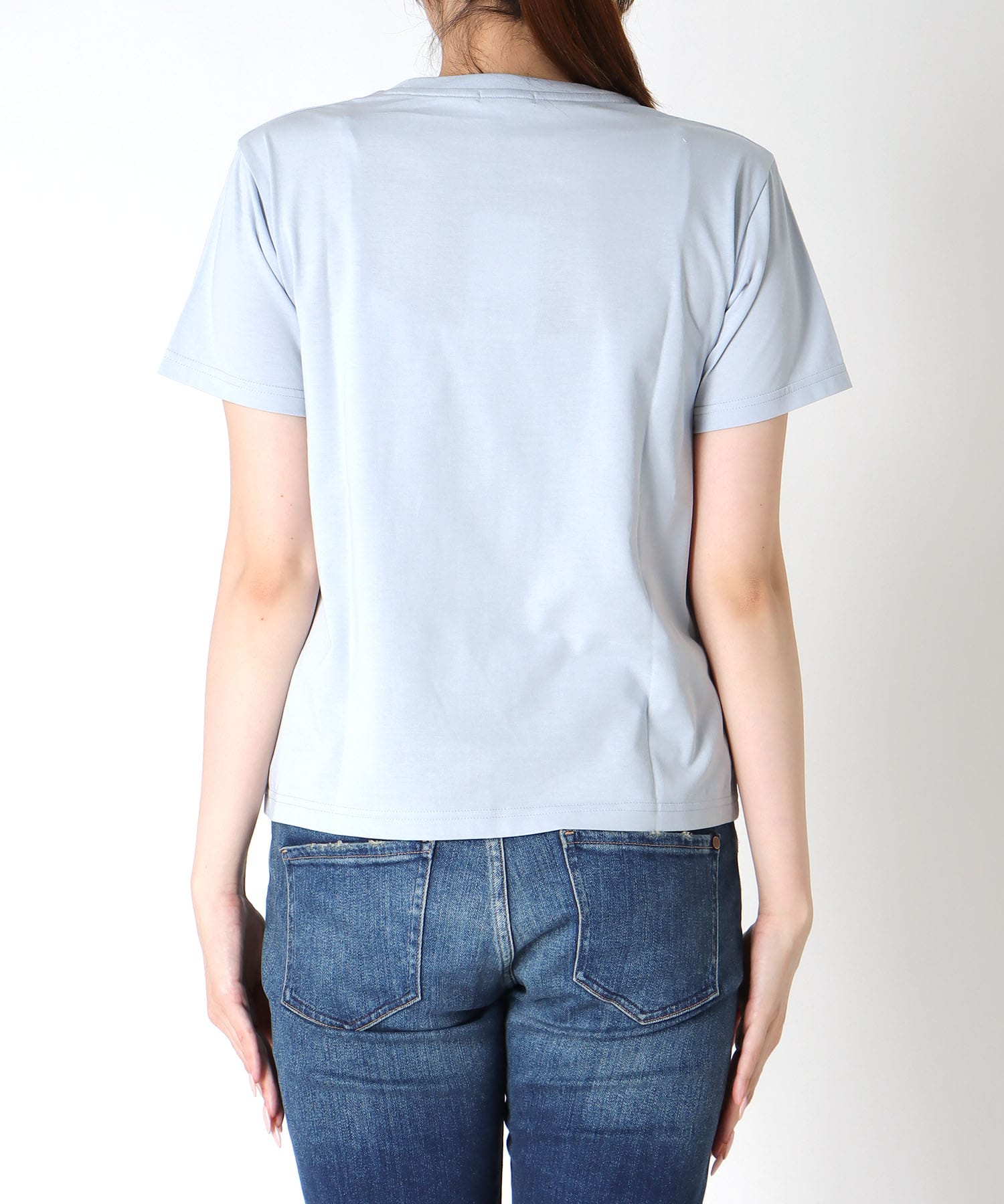 箔ロゴプリントTシャツ