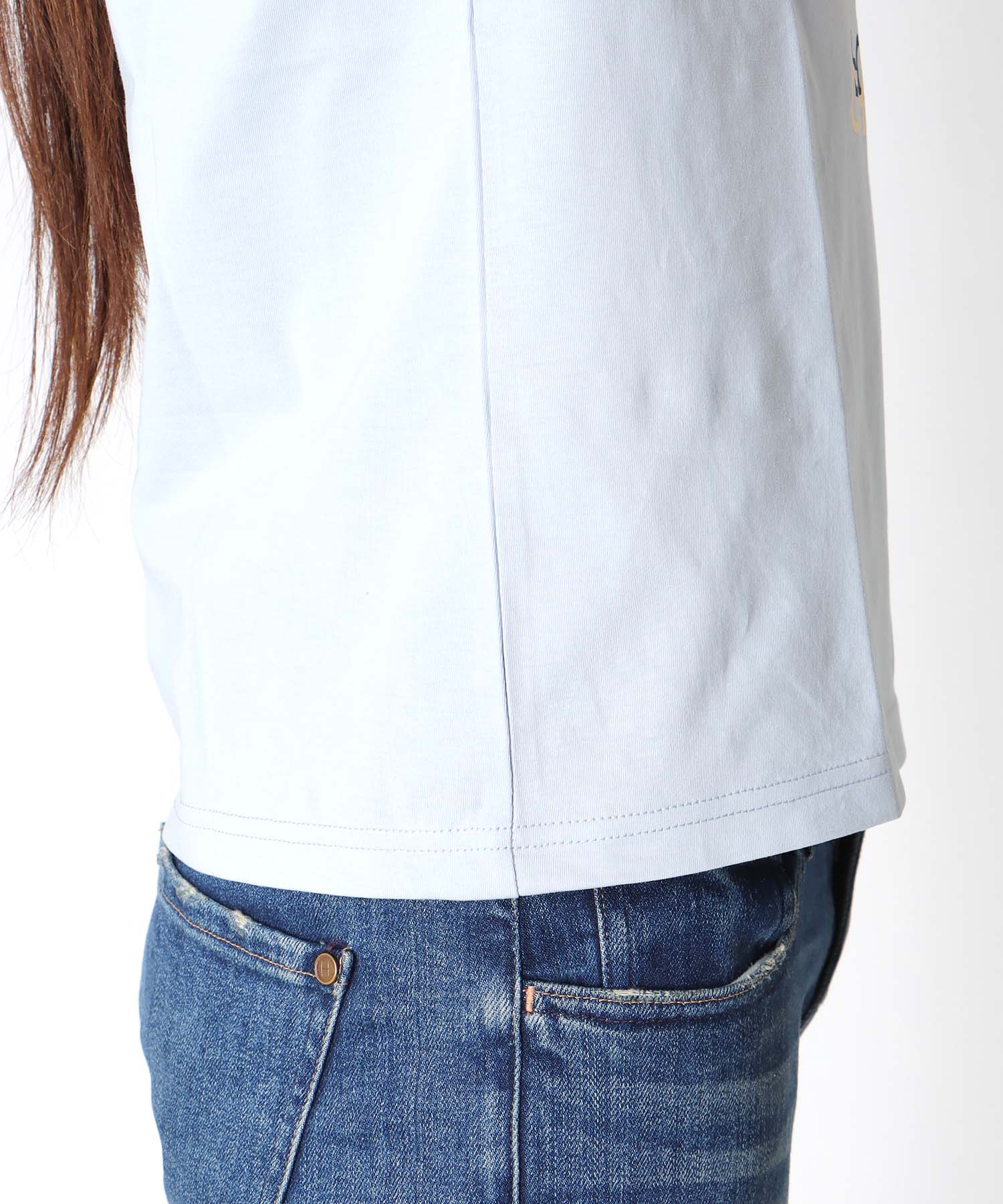 箔ロゴプリントTシャツ