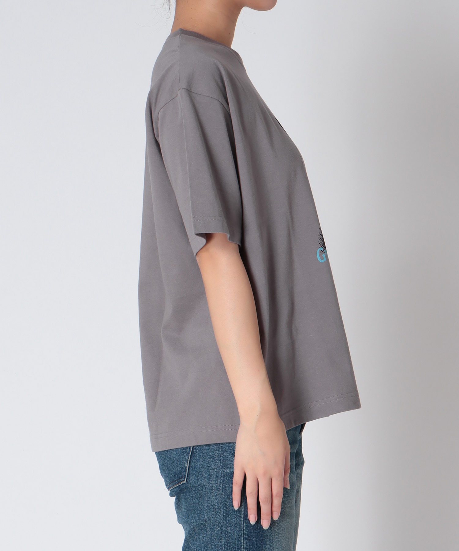 猫フォトプリントＴシャツ