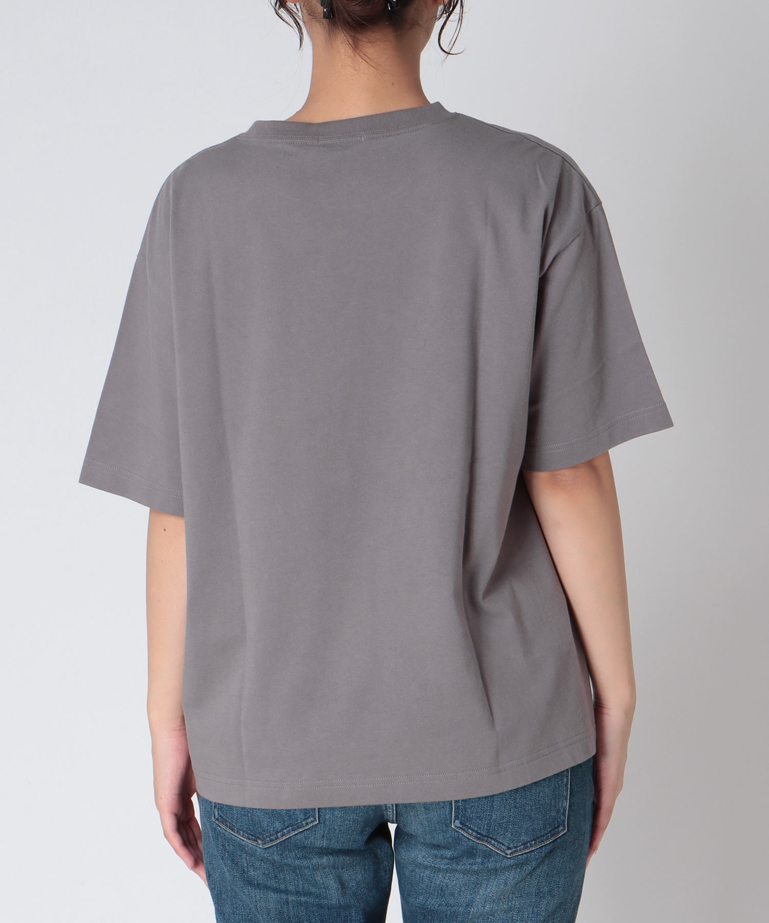 猫フォトプリントＴシャツ