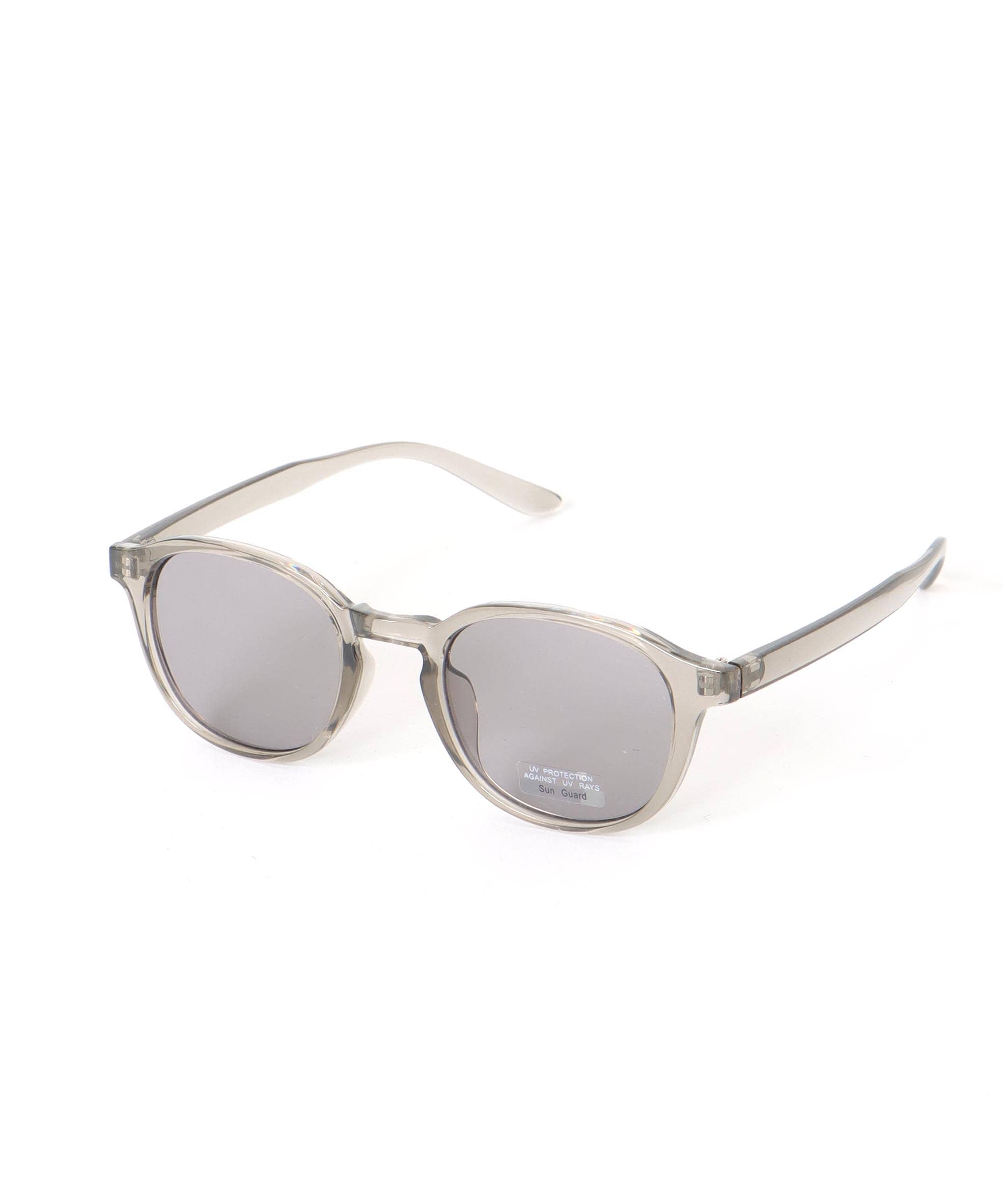 ブラウンフレームクリアサングラス《UVカット99%以上》 | AND ON JIONE