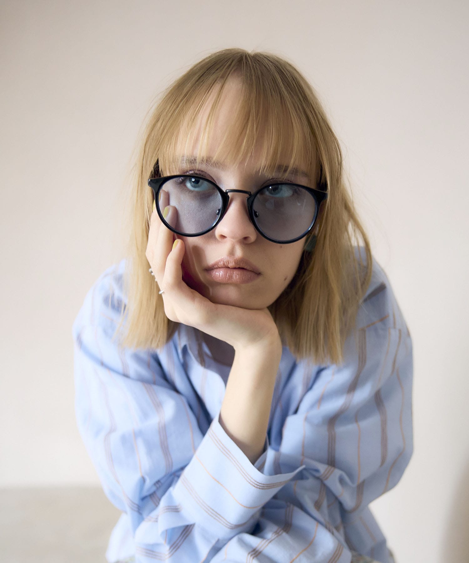 [CP日除け10%]ボストンシェイプサングラス《紫外線透過率1%未満》