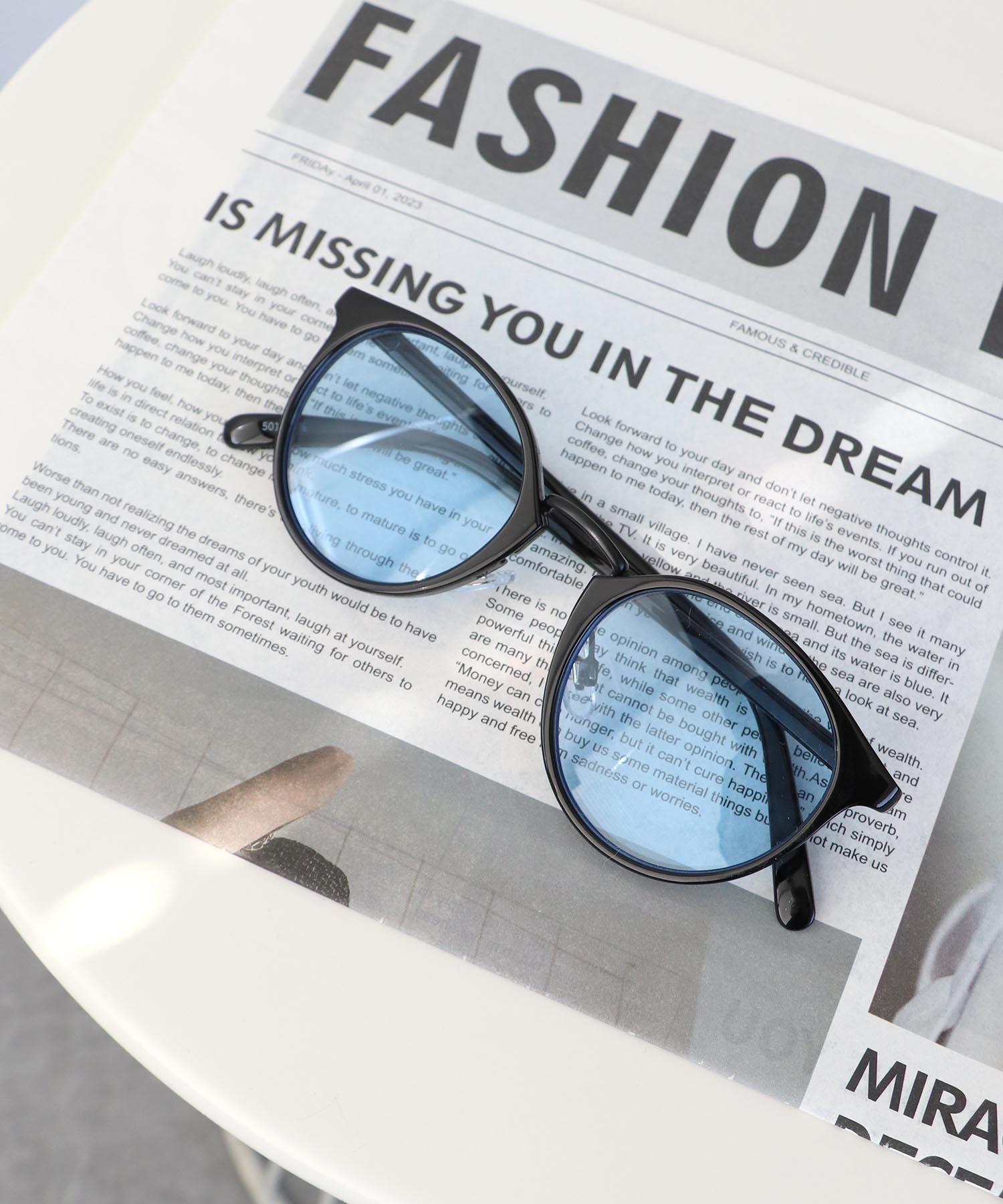 ボストンシェイプサングラス《紫外線透過率1%未満》