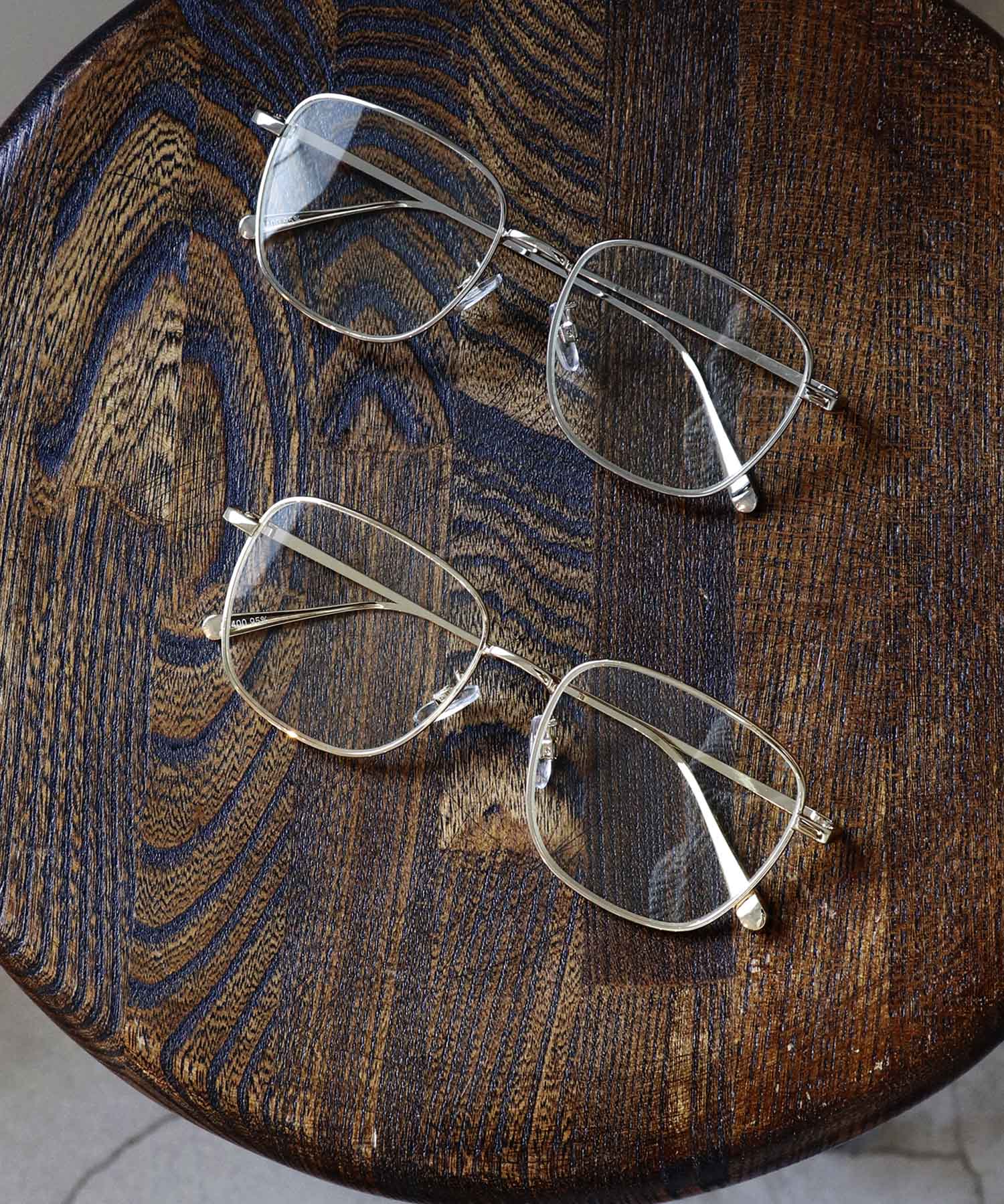 BIGスクエアクリアサングラス《紫外線透過率1%未満》