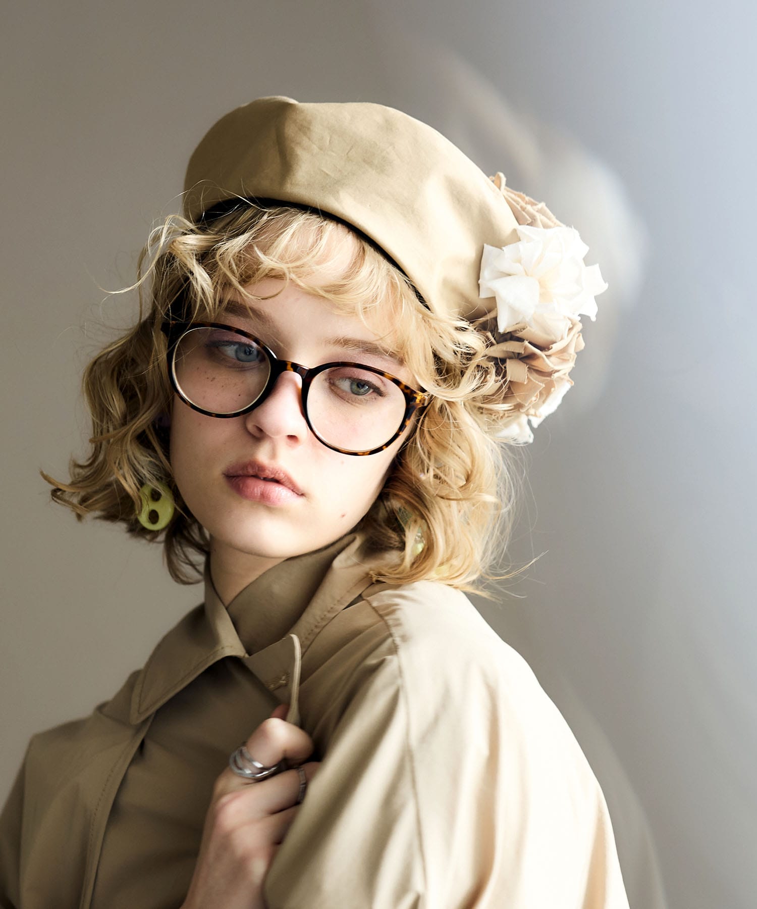 シンプルクリアサングラス《紫外線透過率1%未満》