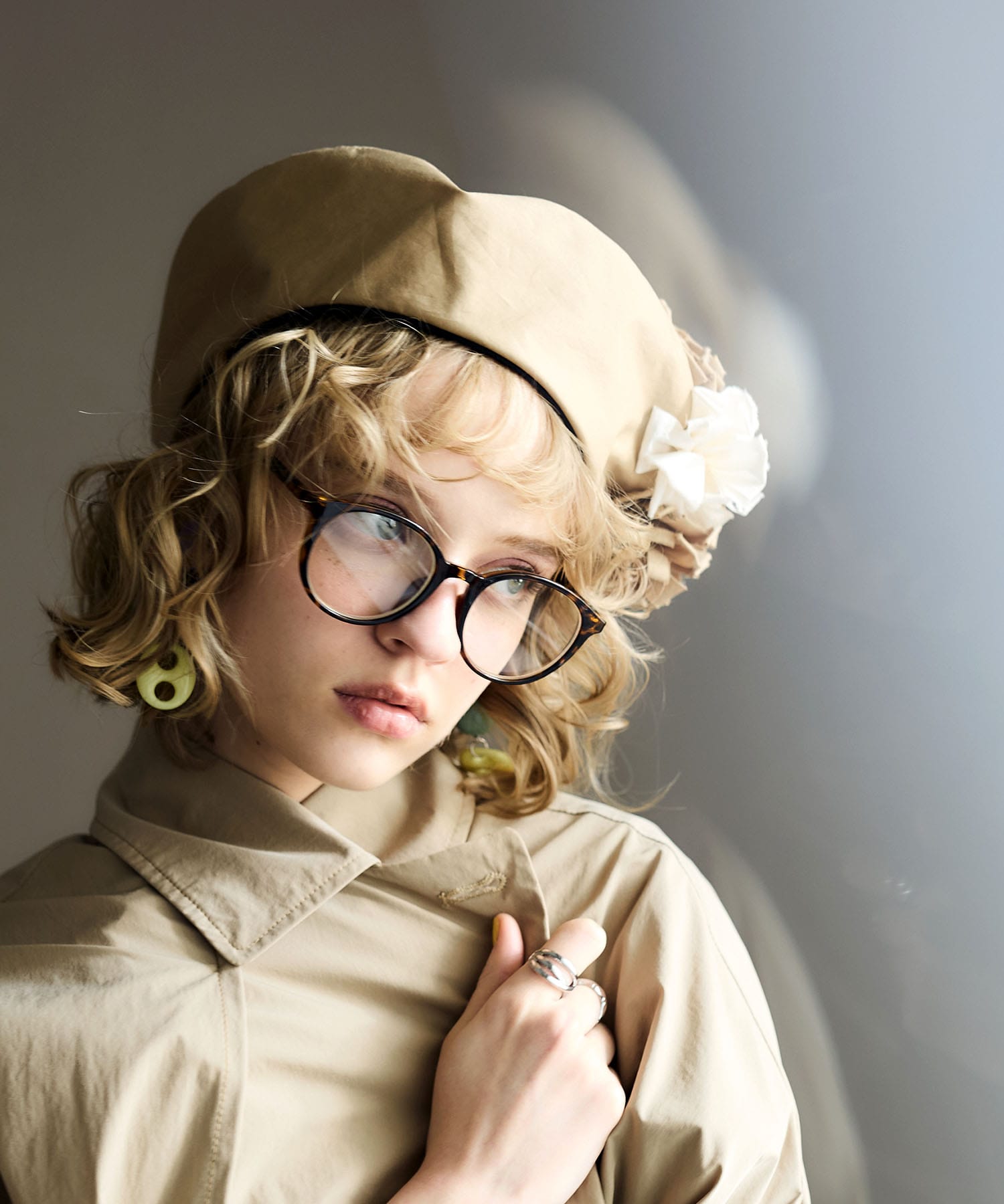 シンプルクリアサングラス《紫外線透過率1%未満》