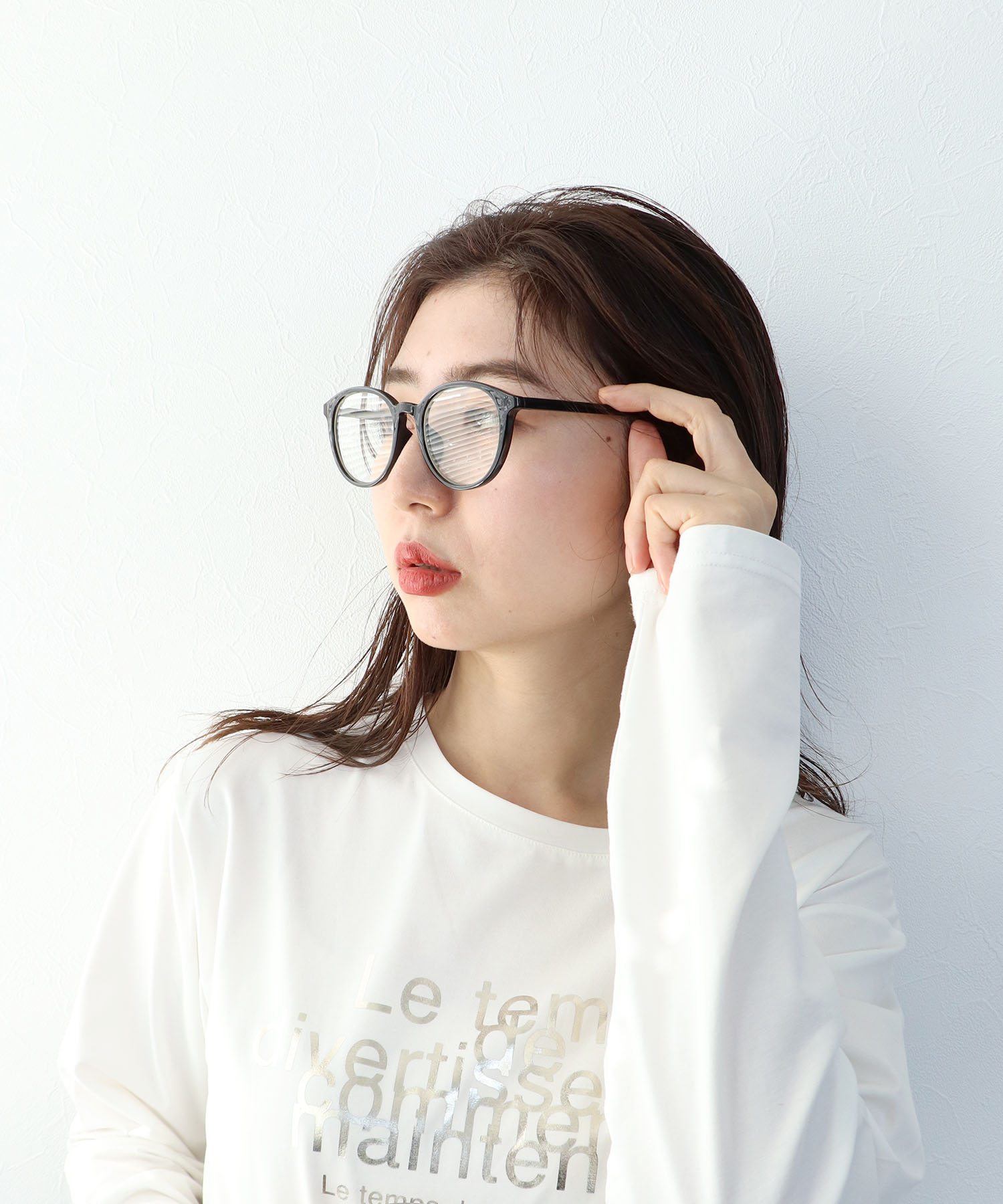 シンプルクリアサングラス《紫外線透過率1%未満》