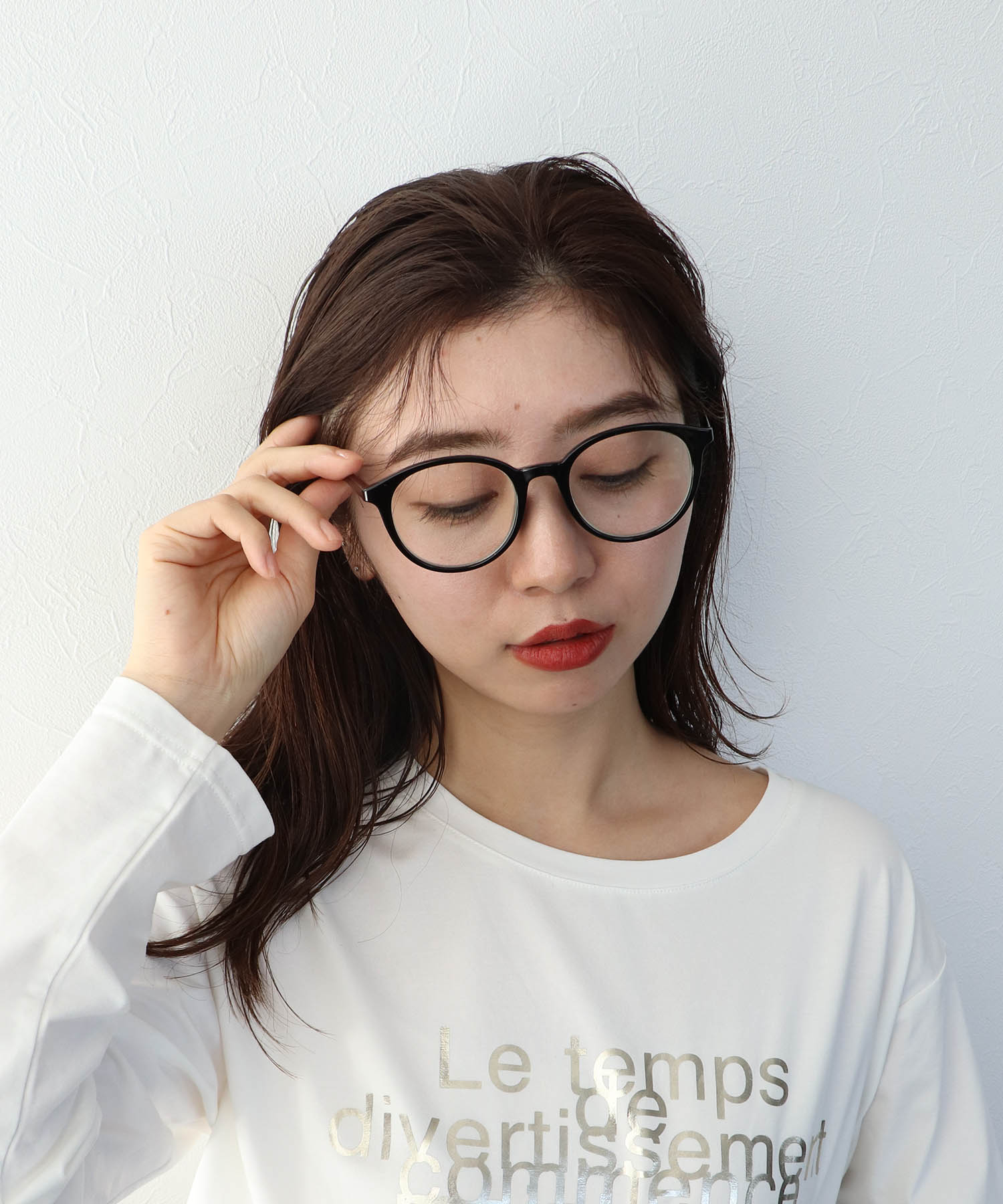 シンプルクリアサングラス《紫外線透過率1%未満》