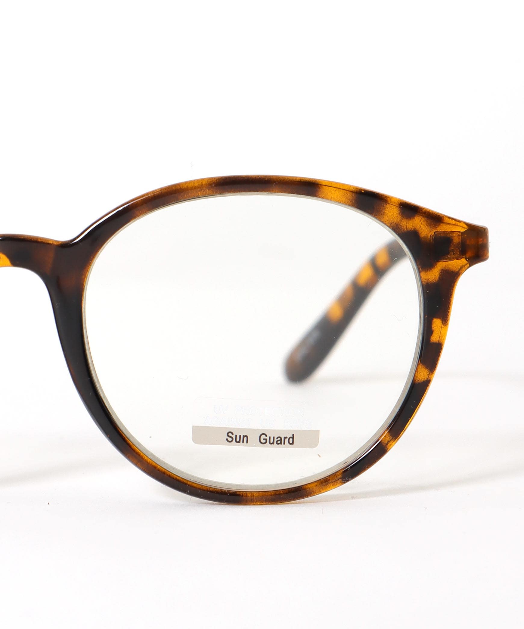 シンプルクリアサングラス《紫外線透過率1%未満》