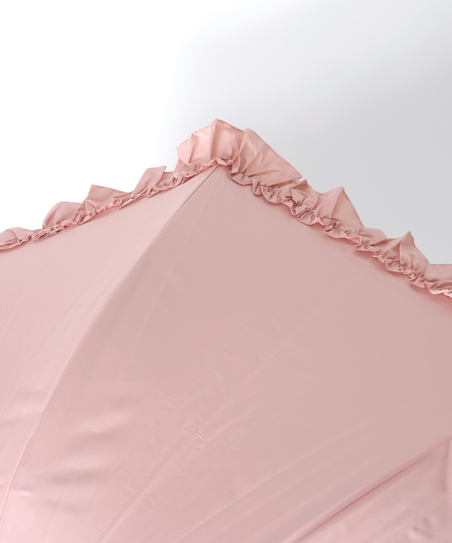 【pink trick / ピンクトリック】【長傘】フリル完全遮光長傘（晴雨兼用）