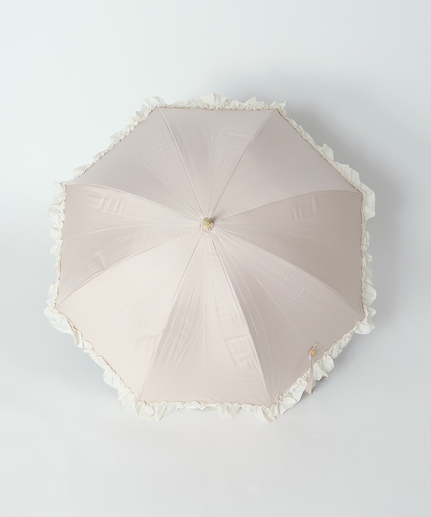 【pink trick / ピンクトリック】【長傘】フリル完全遮光長傘（晴雨兼用）