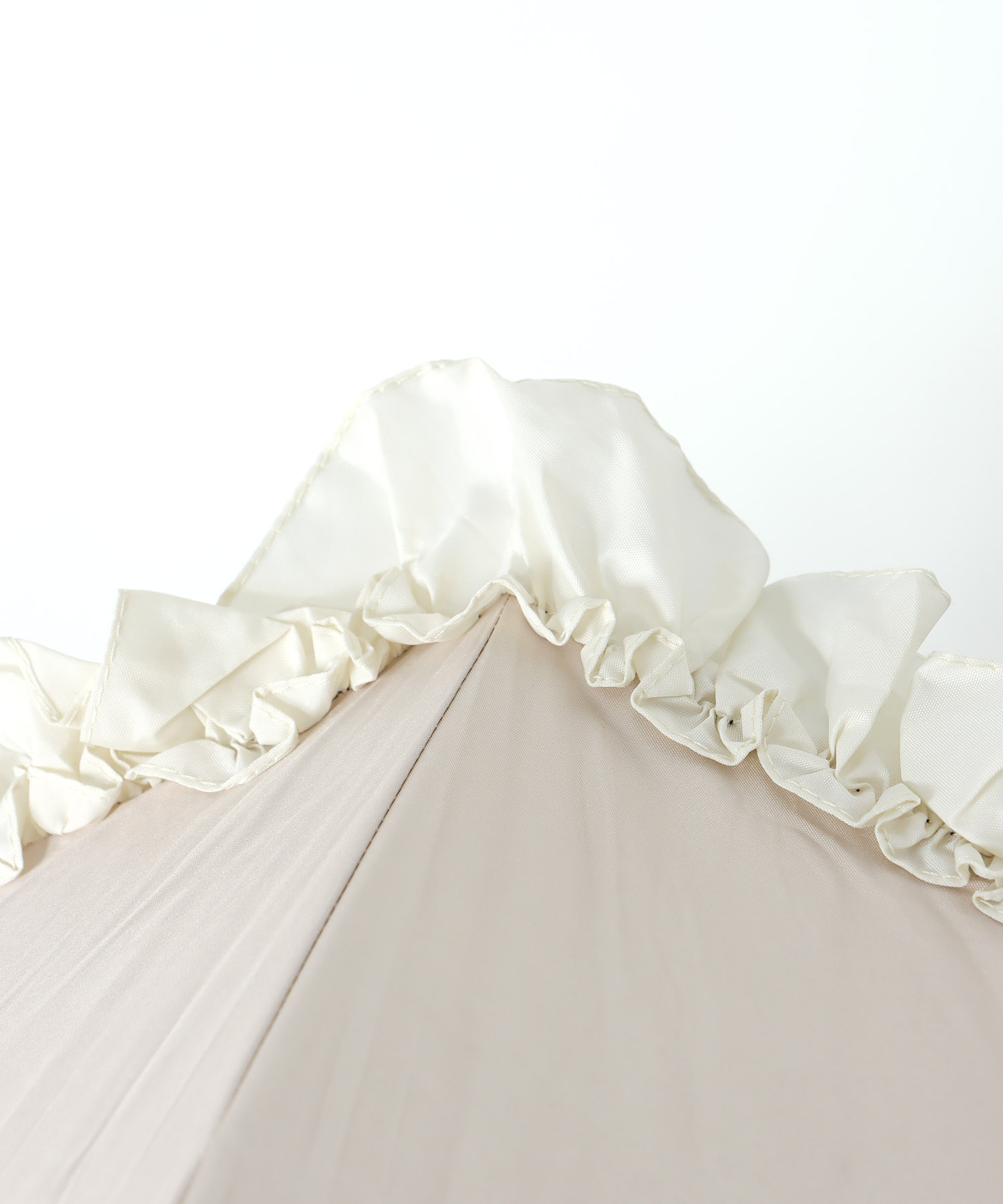 【pink trick / ピンクトリック】【長傘】フリル完全遮光長傘（晴雨兼用）