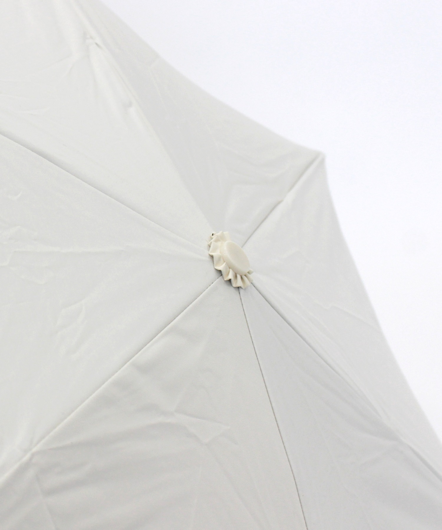 【pink trick / ピンクトリック】フリル完全遮光折傘（晴雨兼用）