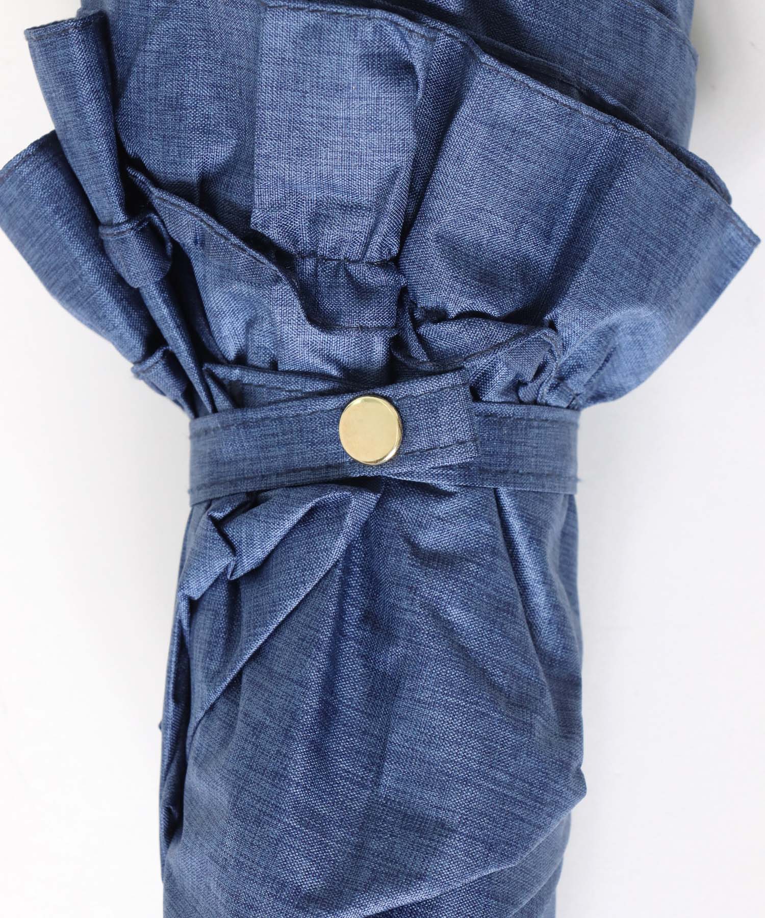 【pink trick / ピンクトリック】完全遮光フリルデニム風mini(晴雨兼用)