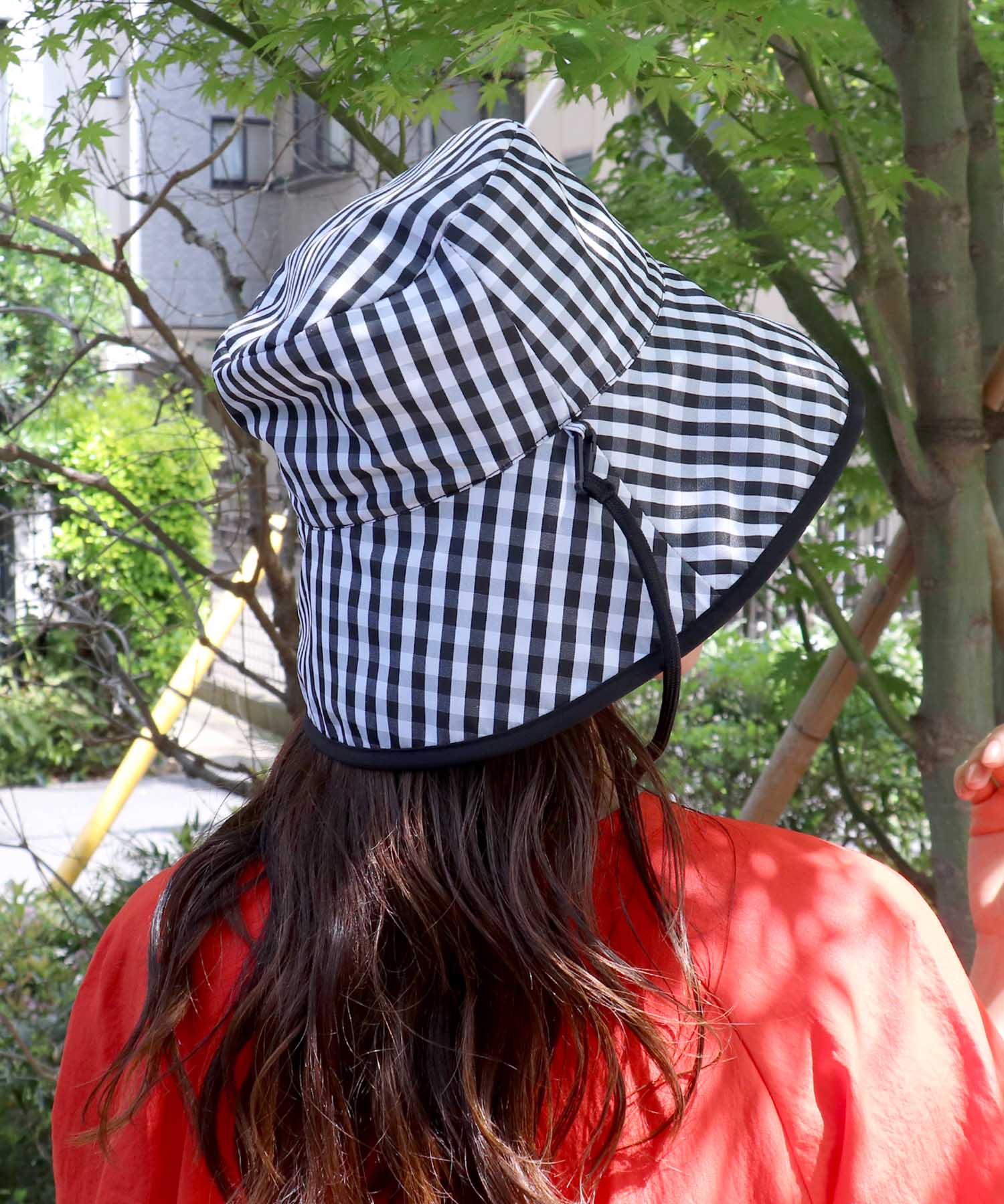 [CP日除け10%]完全遮光撥水リバーシブルハット