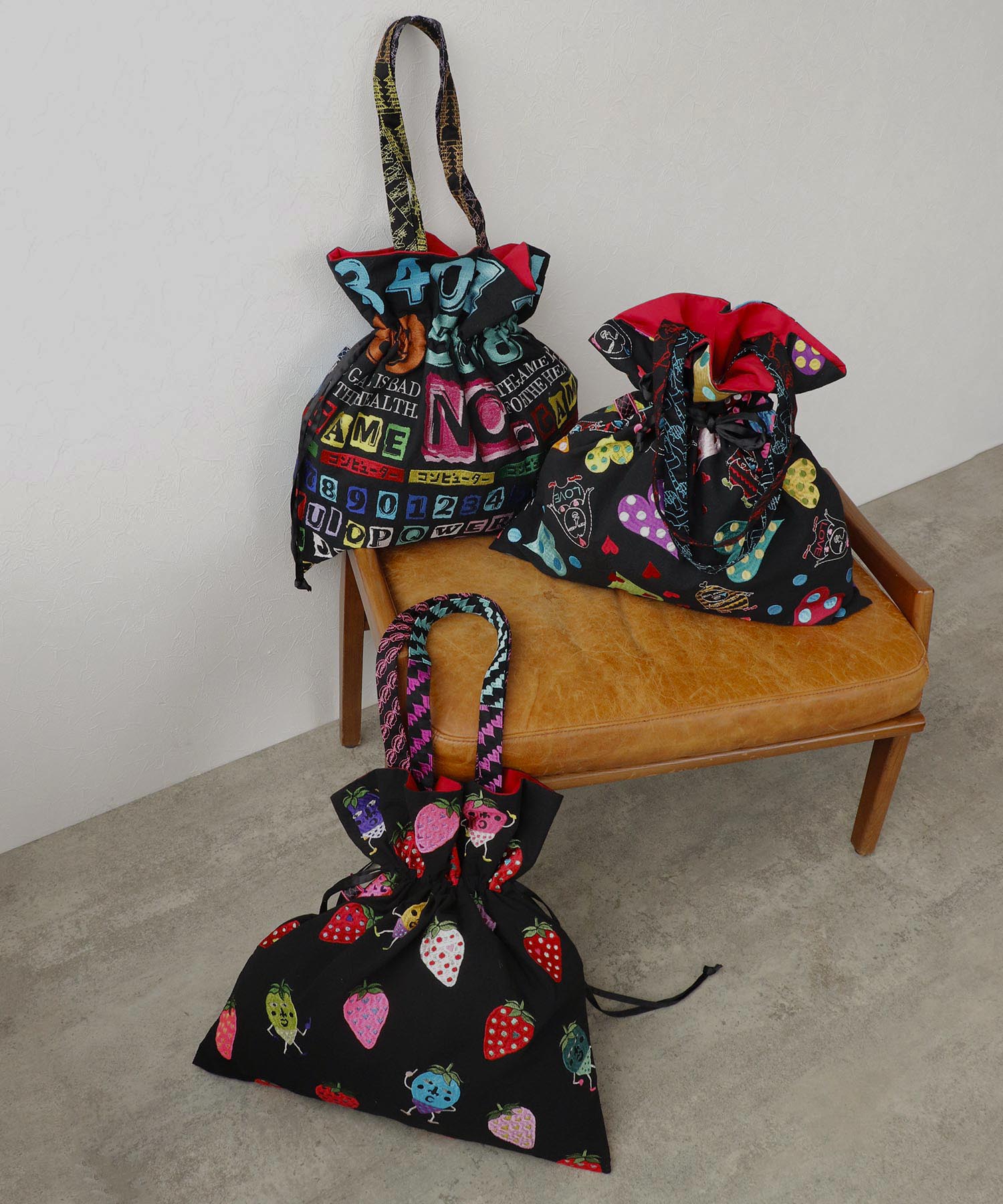 《期間限定WEB予約》ULOCO 刺繍デカ絞りトートバッグ2026