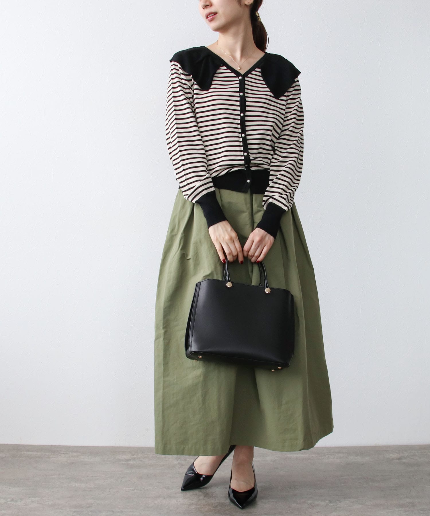 ボリュームハイウエストスカート | AND ON JIONE STORE(アンドオン