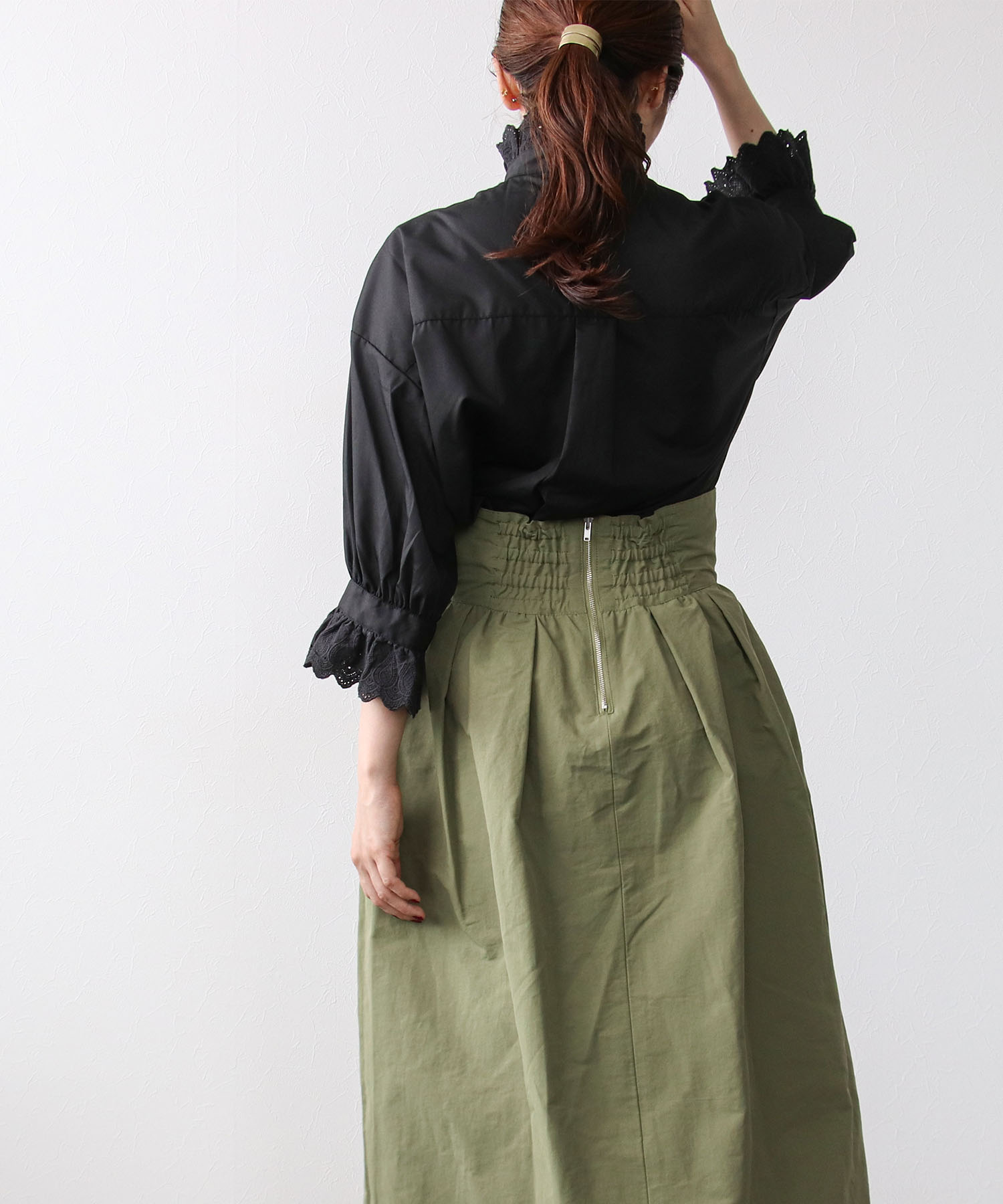 ボリュームハイウエストスカート | AND ON JIONE STORE(アンドオン