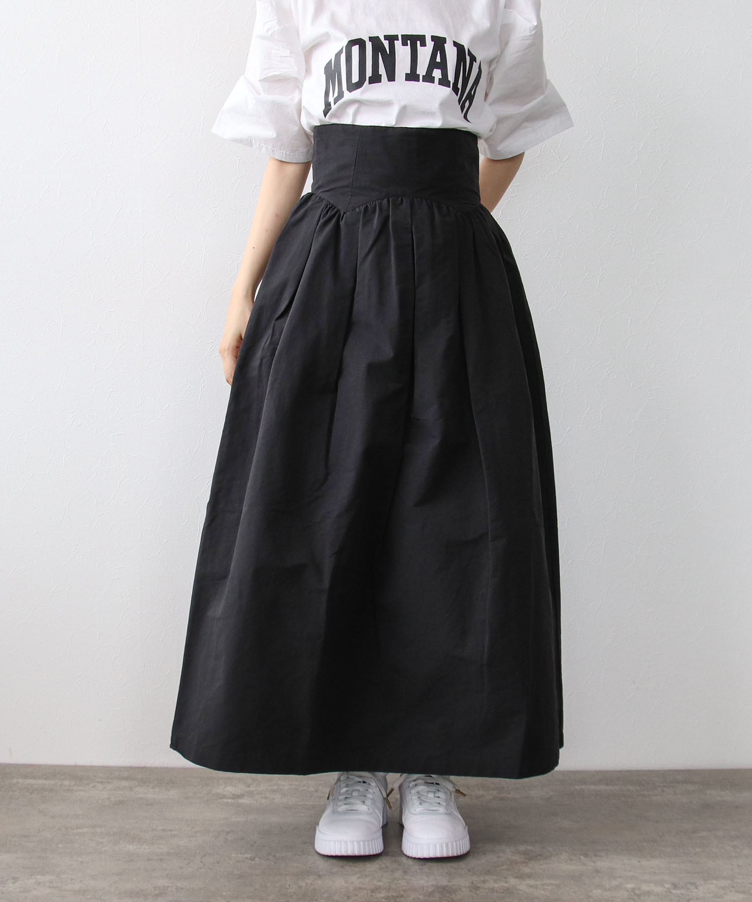 ボリュームハイウエストスカート | AND ON JIONE STORE(アンドオン