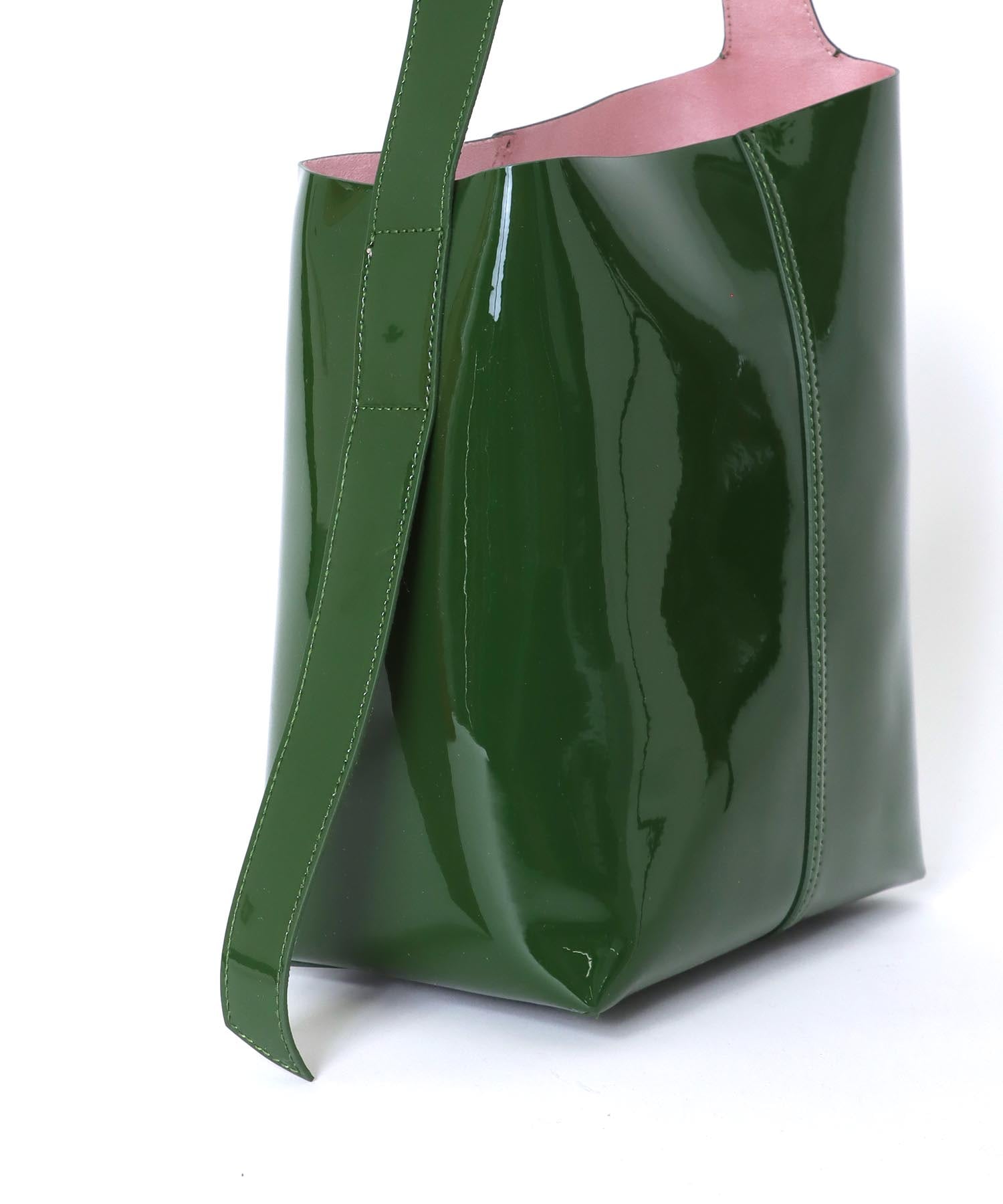 kakatoo / カカトゥ】パテントワンハンドルBAG | AND ON JIONE STORE