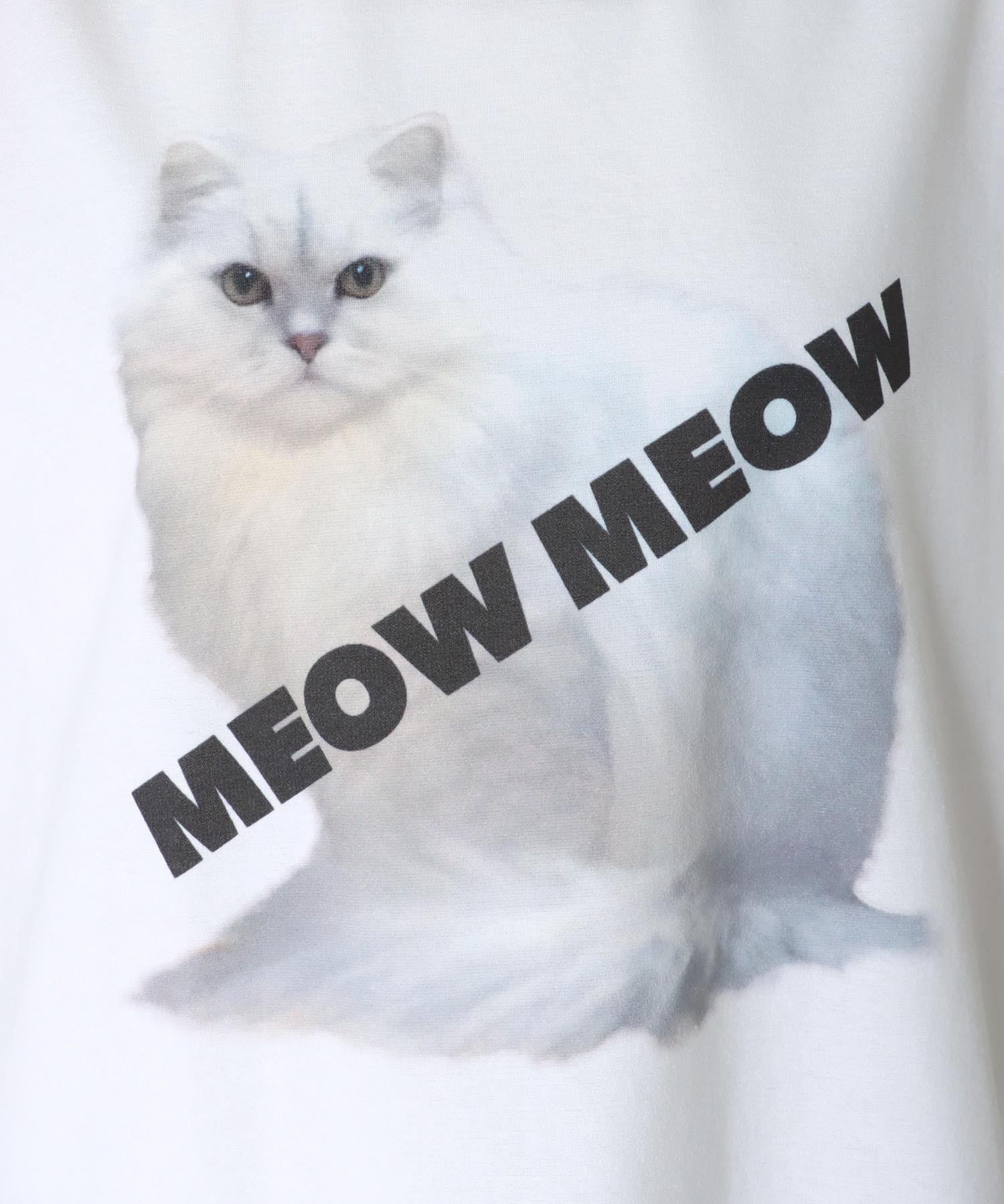 CATプリントTシャツ