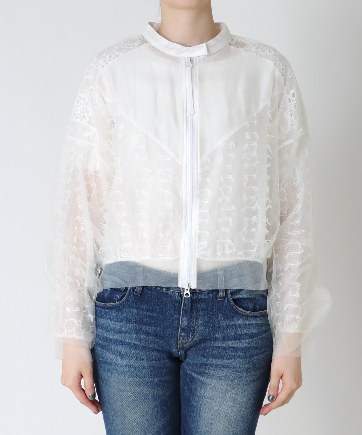 MIXシアーチュールブルゾン