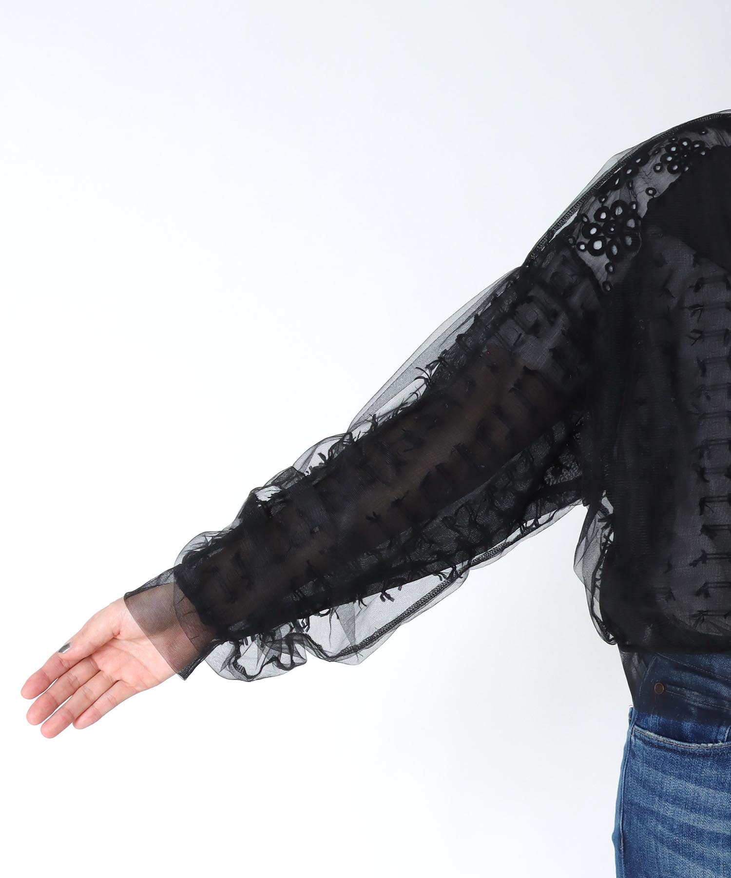 MIXシアーチュールブルゾン