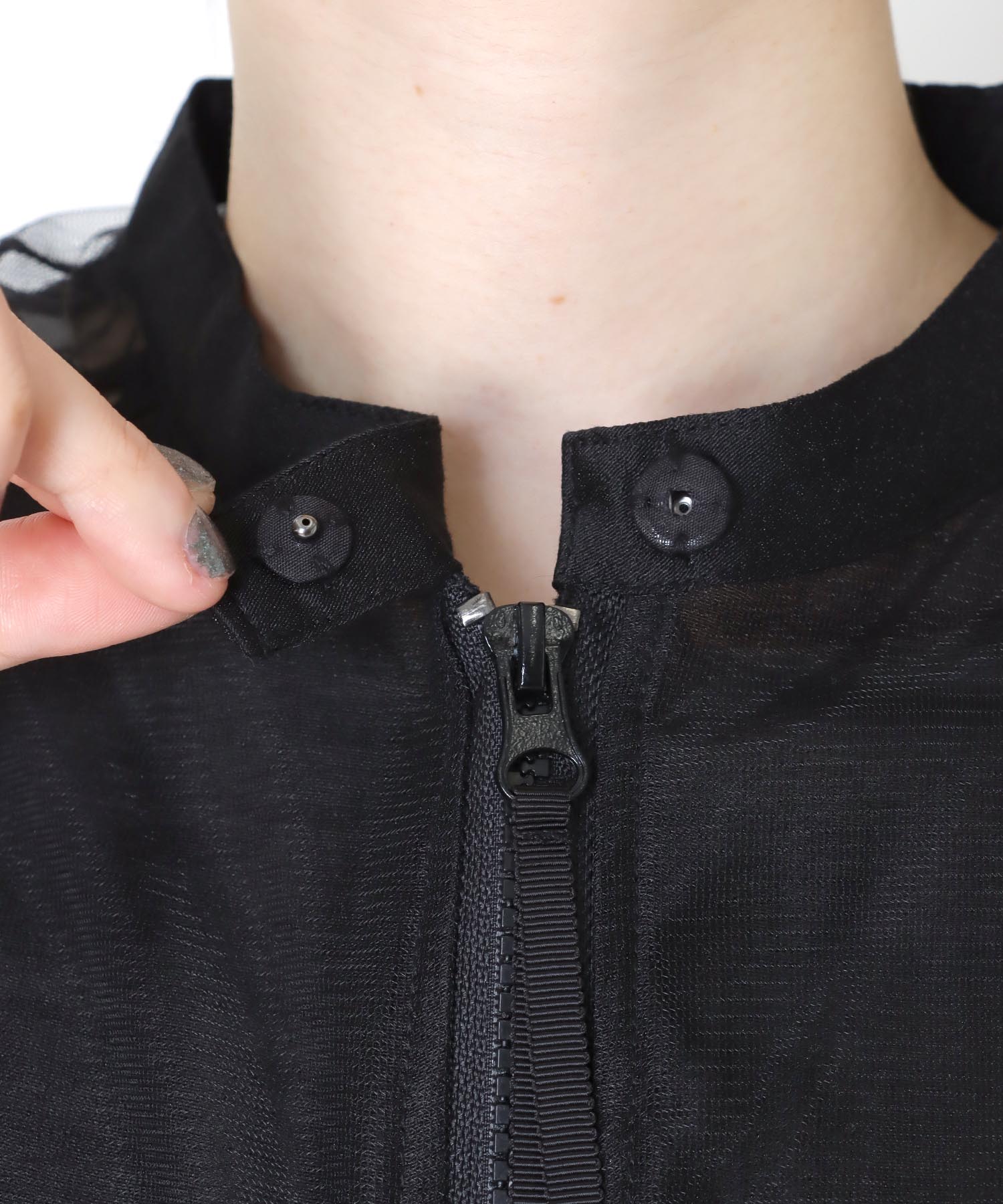 MIXシアーチュールブルゾン