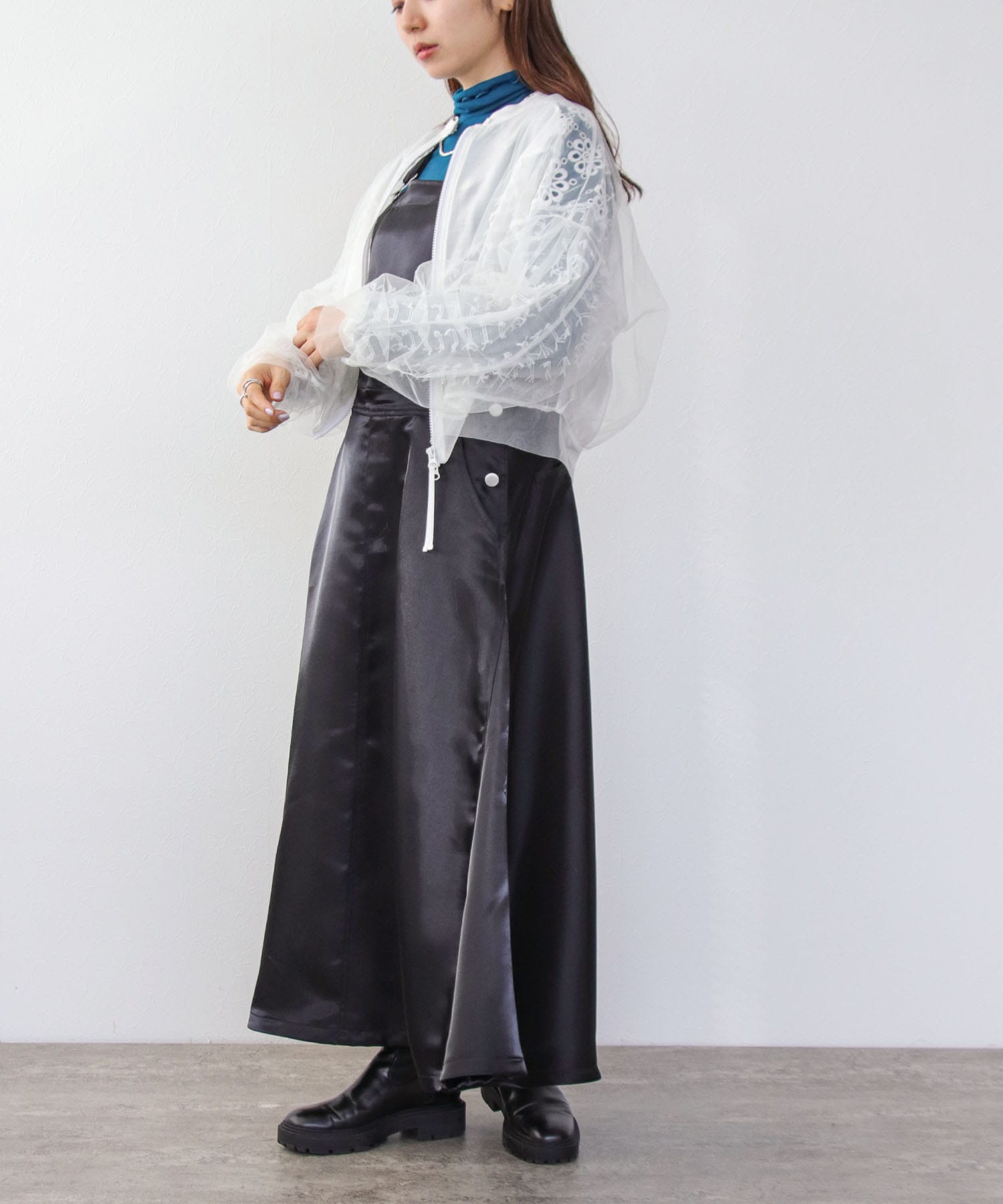 MIXシアーチュールブルゾン