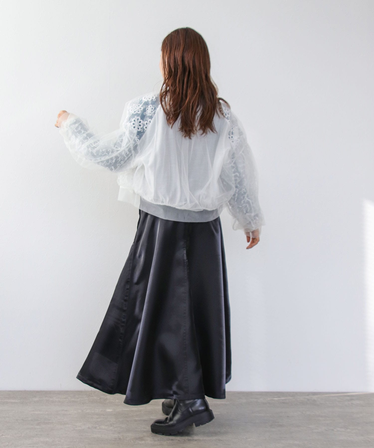 MIXシアーチュールブルゾン