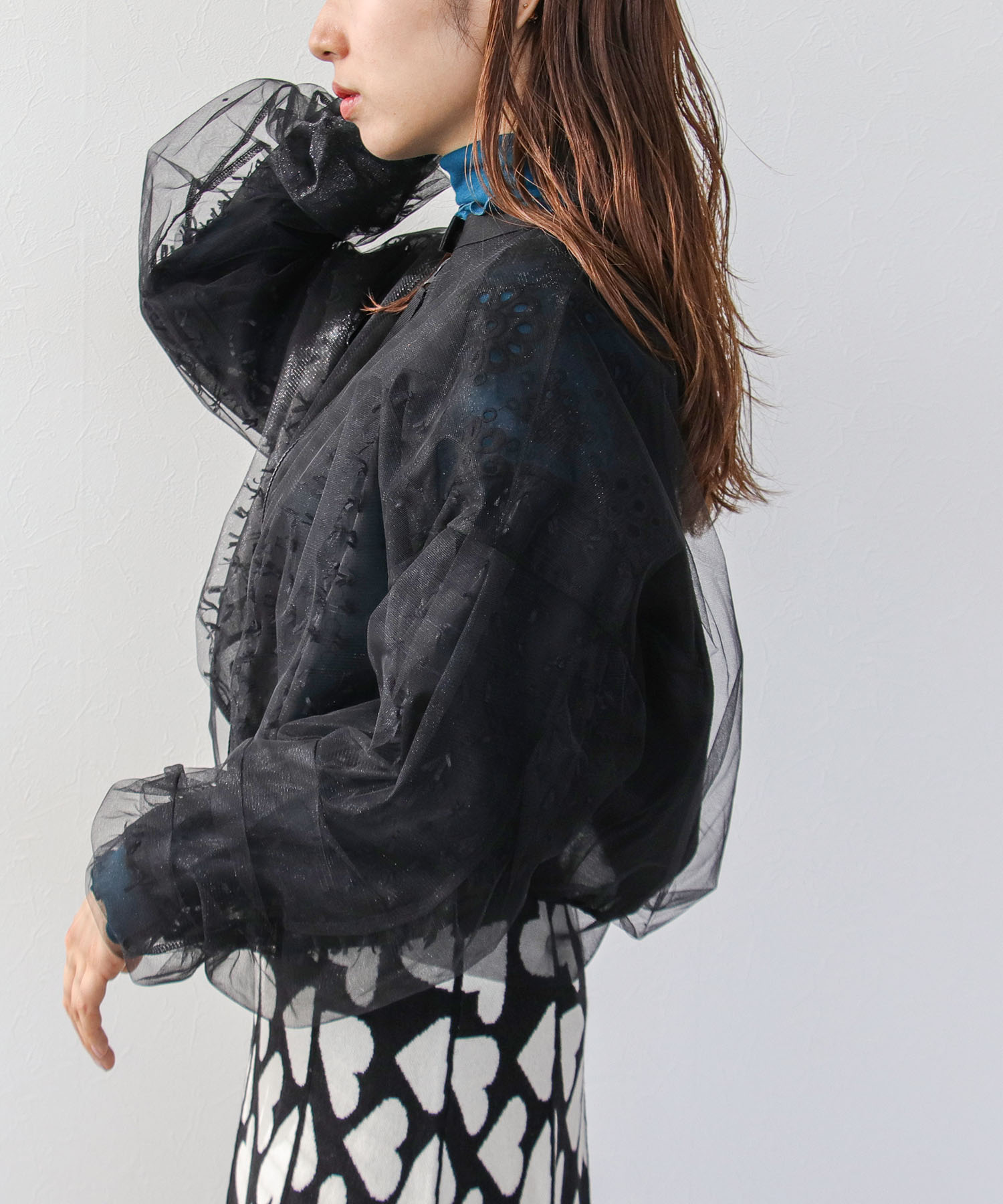 MIXシアーチュールブルゾン