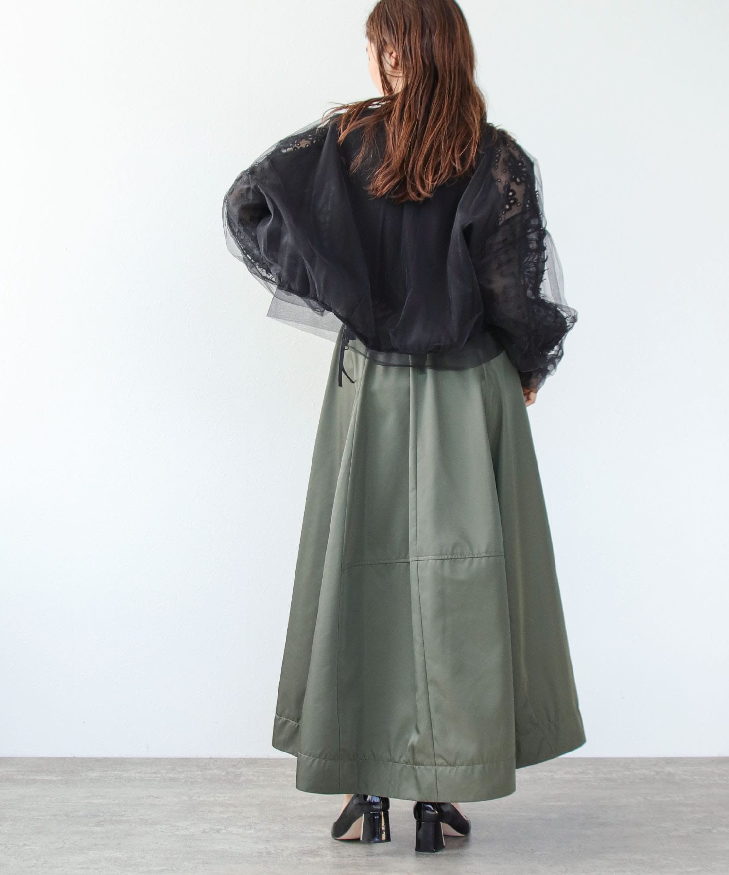 MIXシアーチュールブルゾン