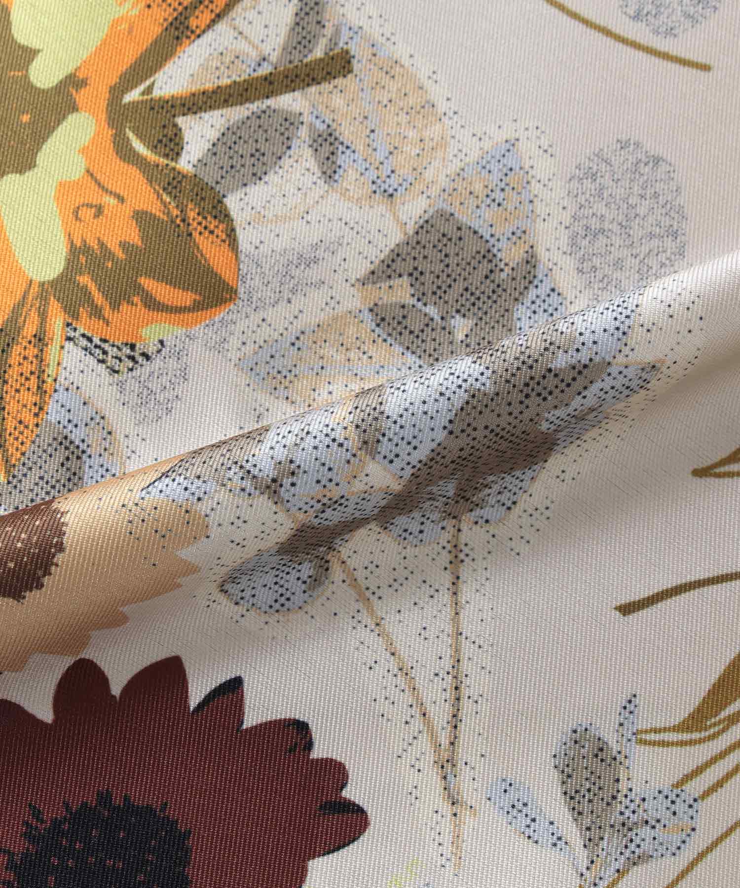 フラワープリントセミフレアスカート