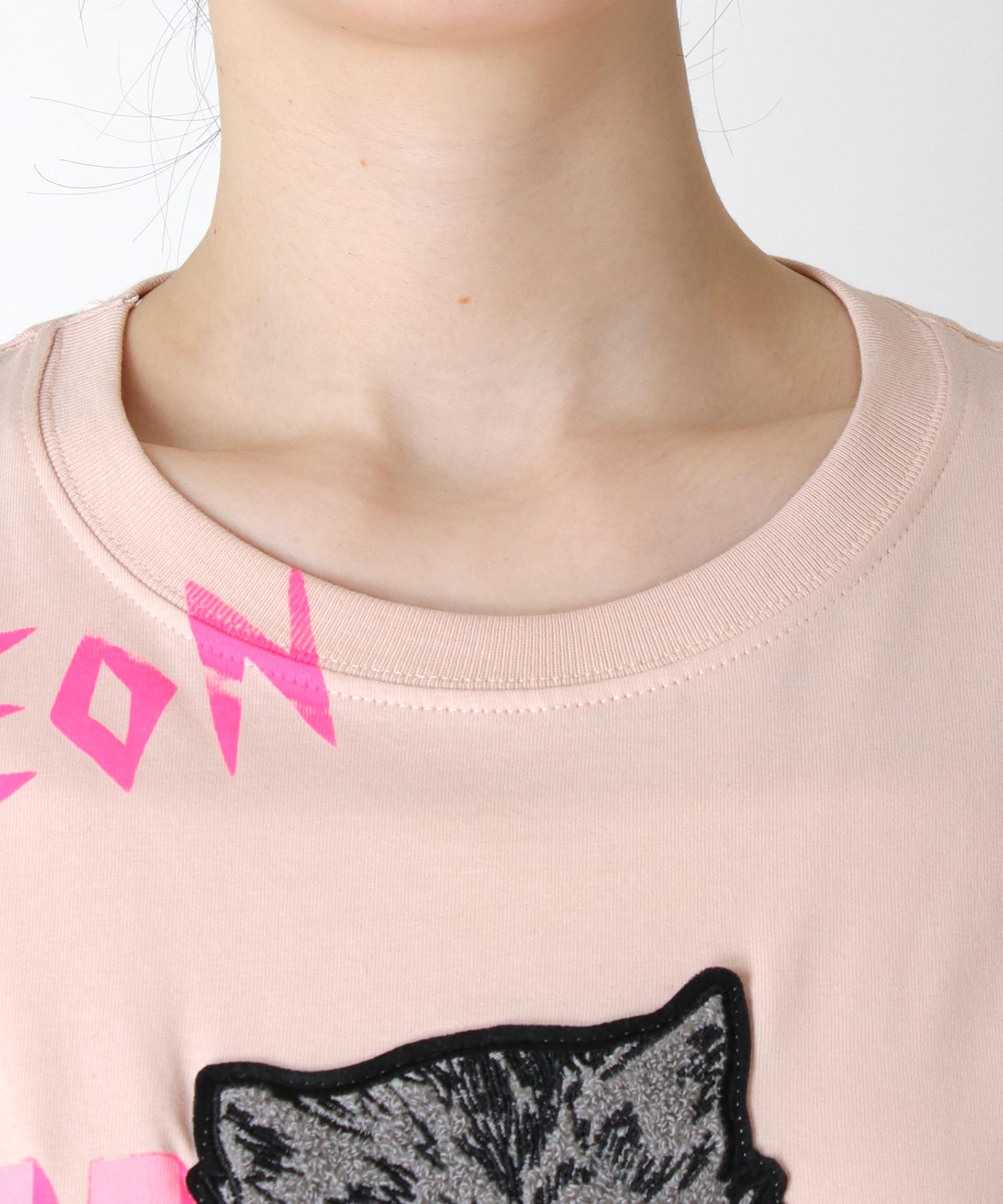 【一部店舗限定発売】SIMEON FARRAR / SCRIBBLE PATCH CAT T-shirt