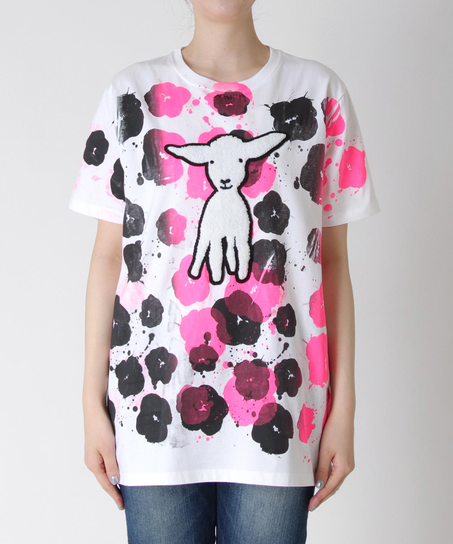 【一部店舗限定発売】SIMEON FARRA / FLOWERS&LAMB T-shirt