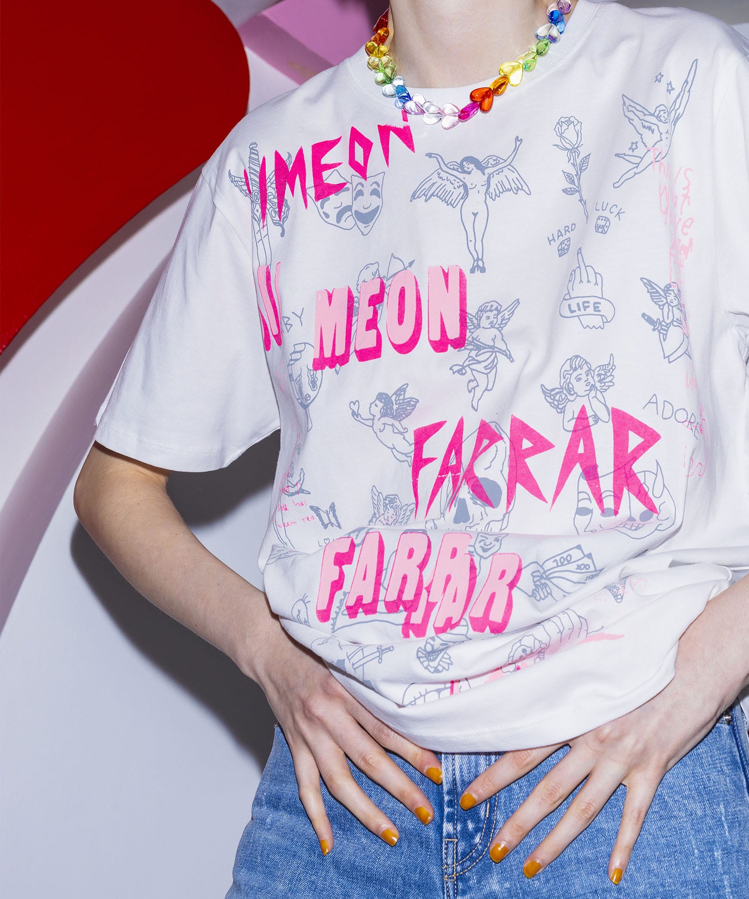 【WEB先行予約】SIMEON FARRA / SRIBLE TATTOO T-shirt