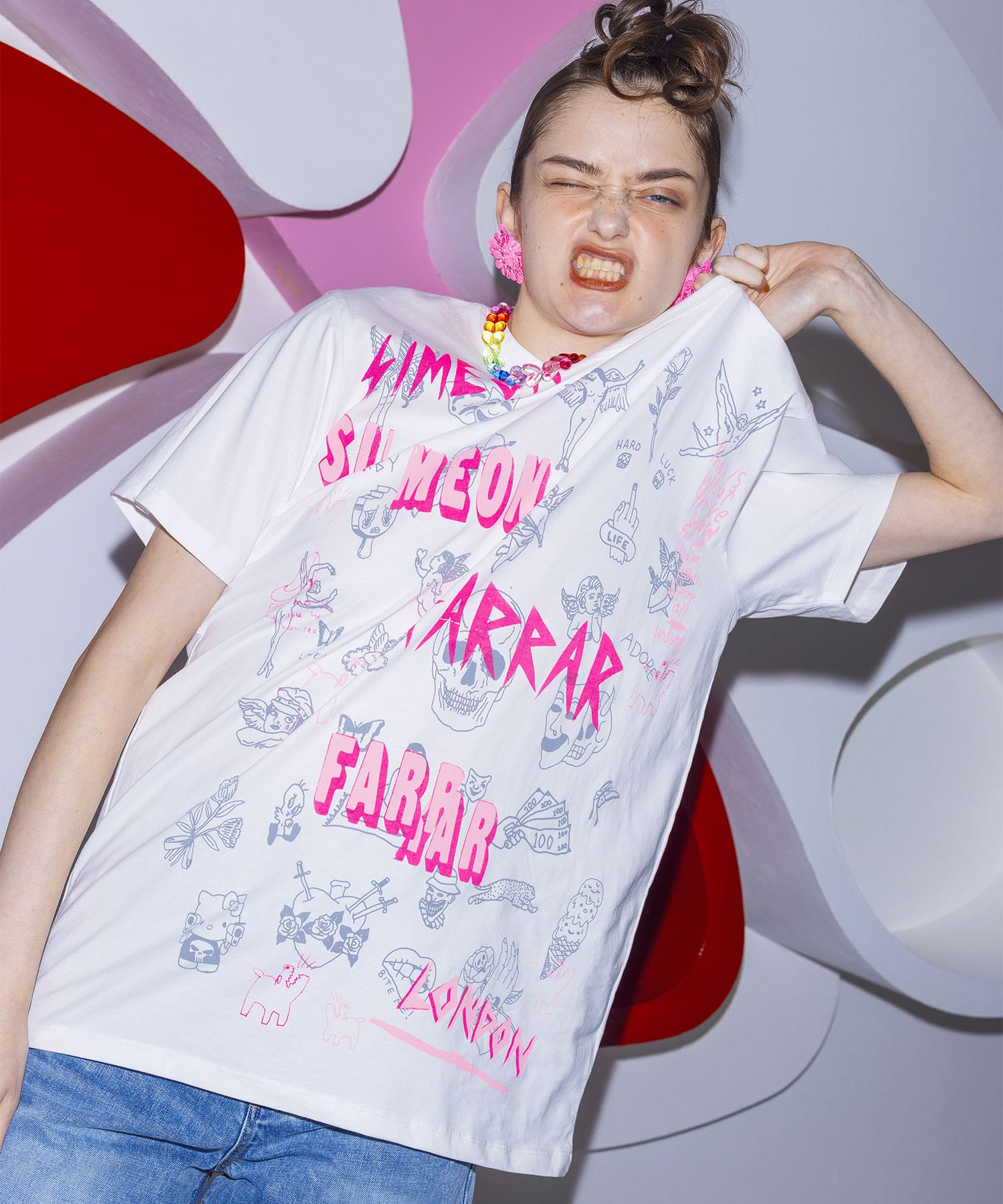 【一部店舗限定発売】SIMEON FARRA / SRIBLE TATTOO T-shirt