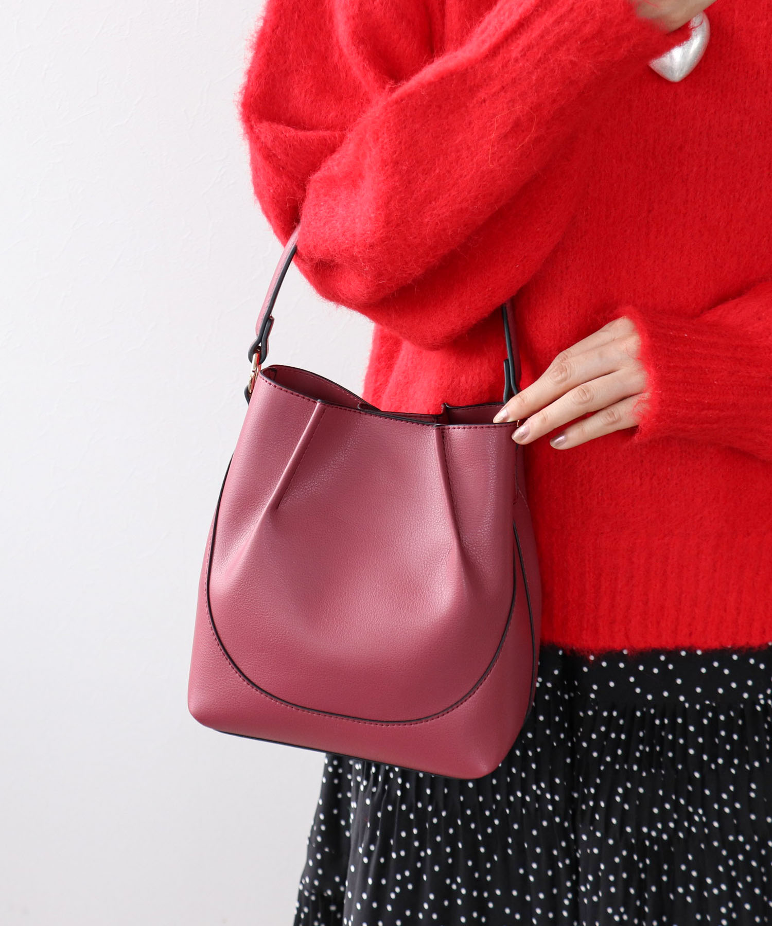 ポーチ付2Wayミニバッグ