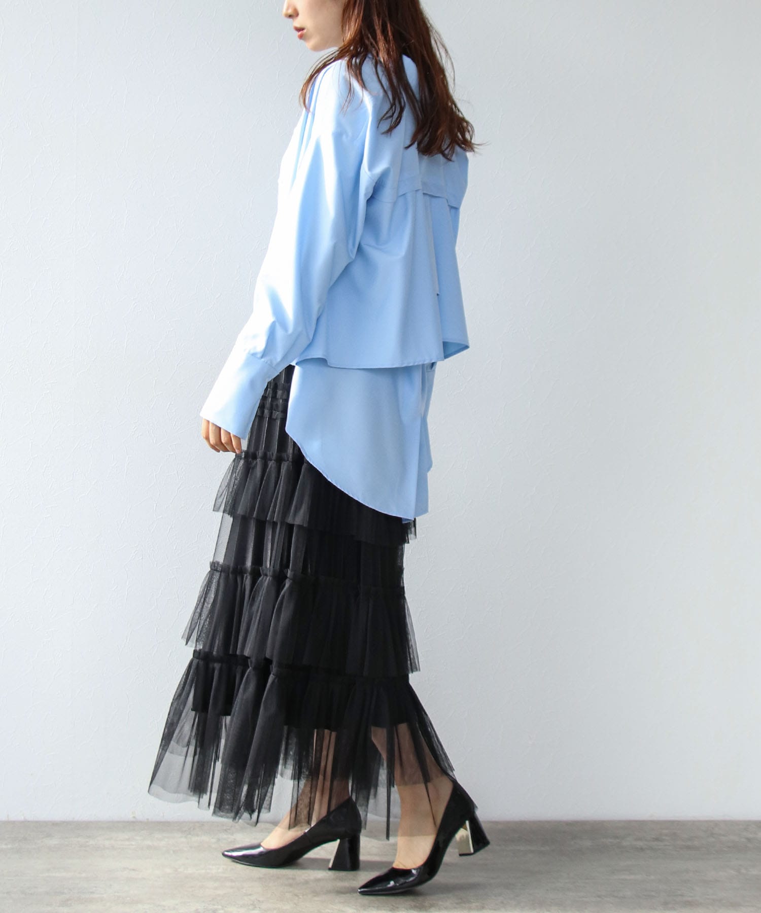 WEB先行販売】チュールティアードスカート | AND ON JIONE STORE  