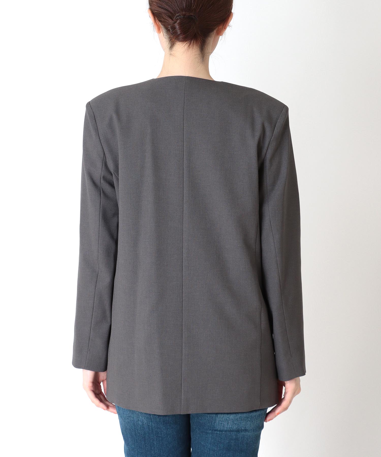 チュールフリルオーバーサイズジャケット | AND ON JIONE STORE