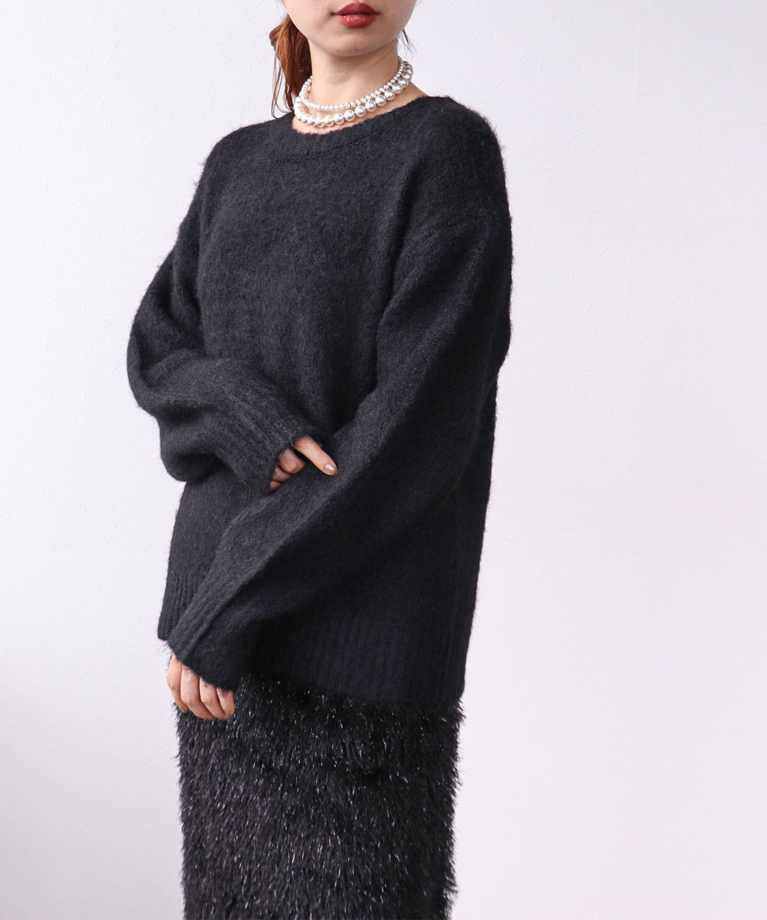 AZUL BY MOUSSY | シャギーニットプルオーバー (ニット ) |SHEL'TTER WEBSTORE