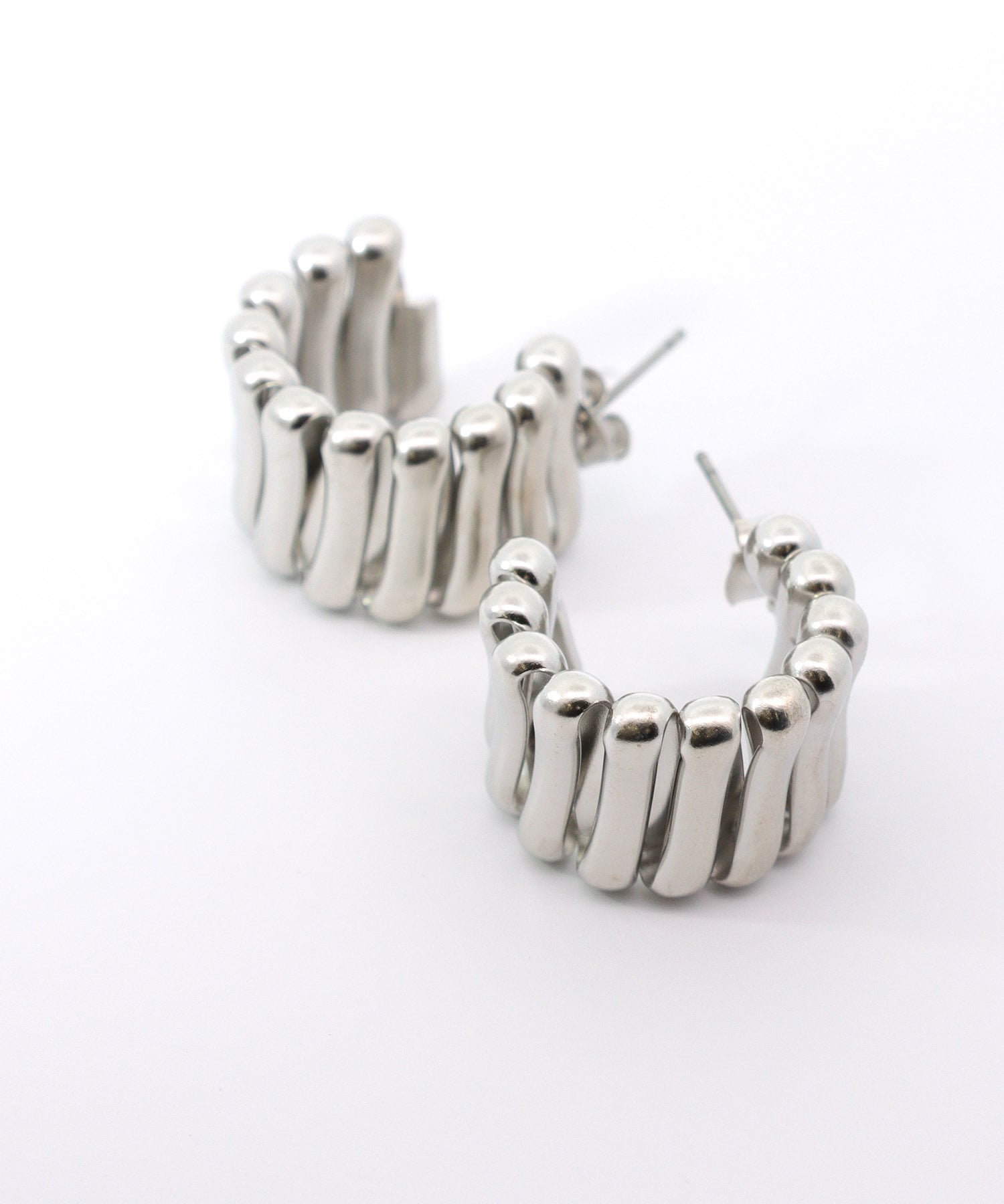 リブマットフープピアス | AND ON JIONE STORE（アンドオン