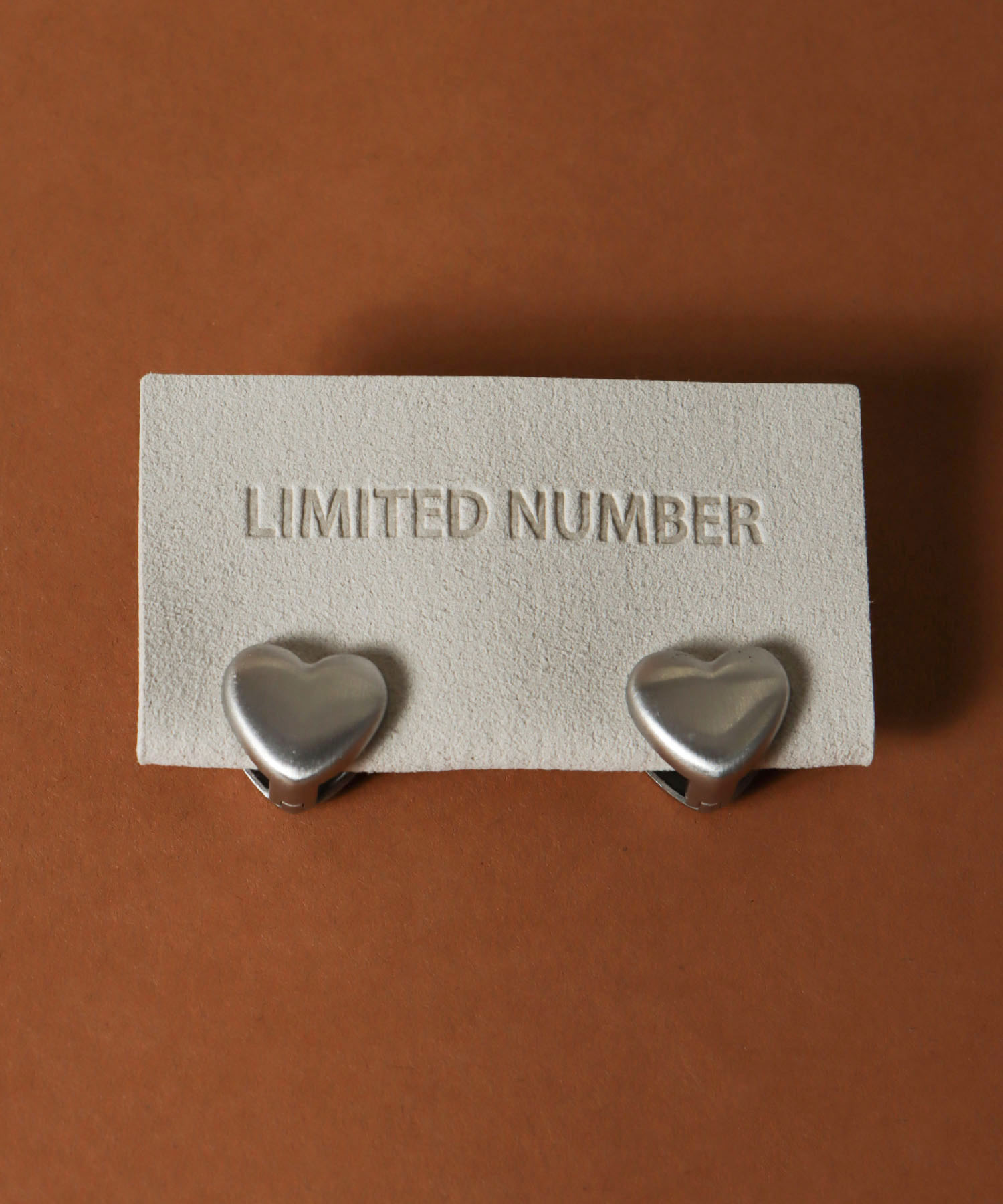 【LIMITED NUMBER】ハートワンタッチピアス(316Lステンレス)