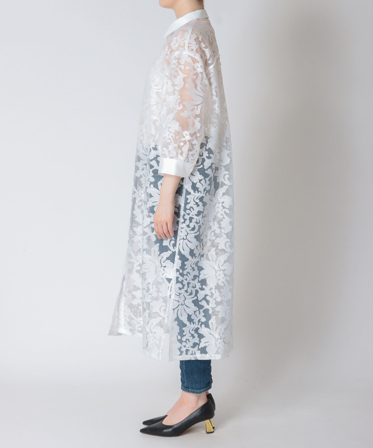 MERVEILLE H. チュニック ワンピース シアー 夏 涼しい