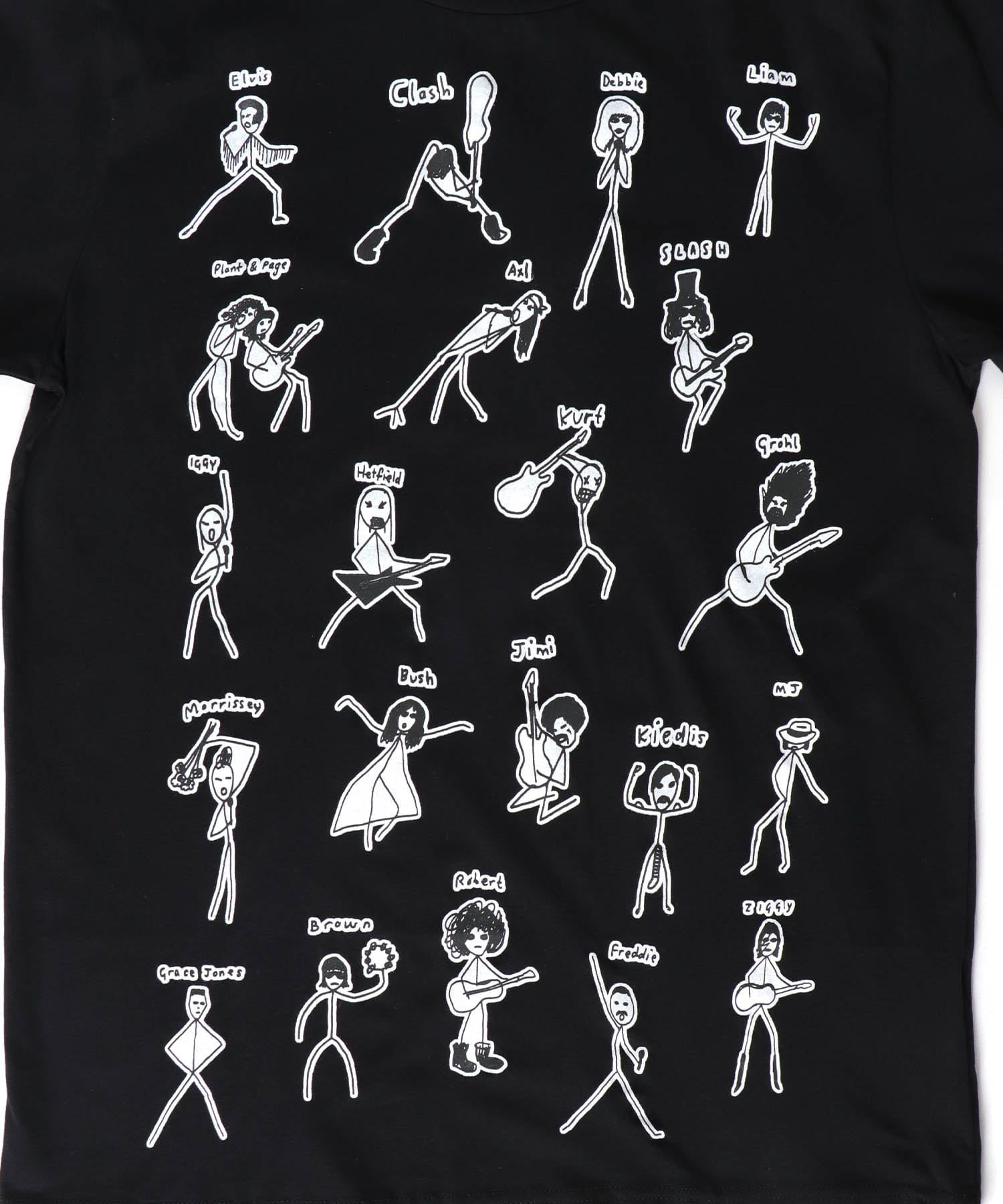 【BLACK SCORE】STICKMEN ユニセックスTシャツ