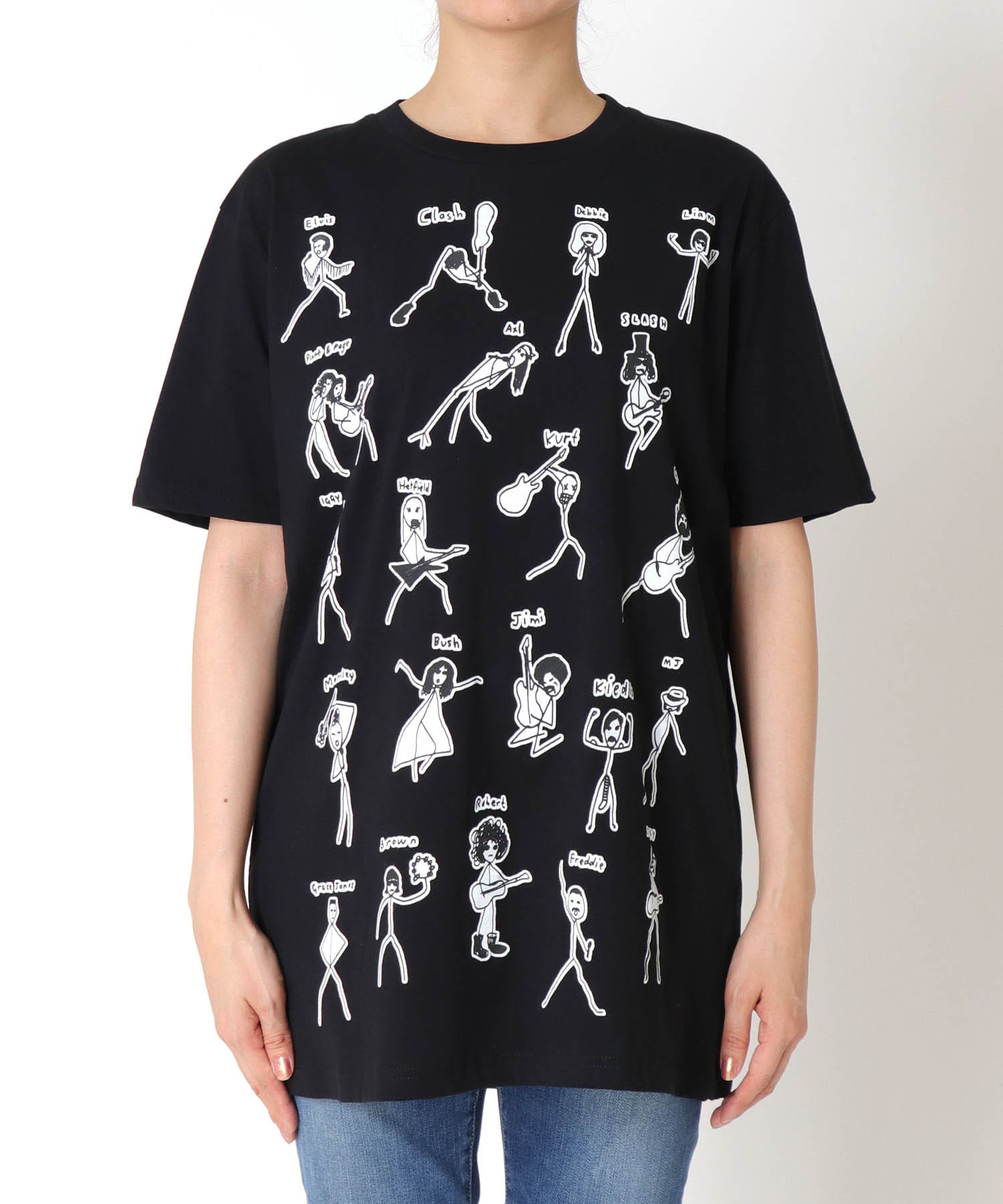 【BLACK SCORE】STICKMEN ユニセックスTシャツ