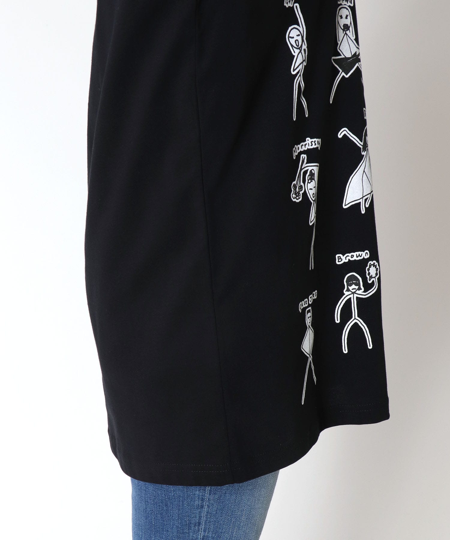 【BLACK SCORE】STICKMEN ユニセックスTシャツ
