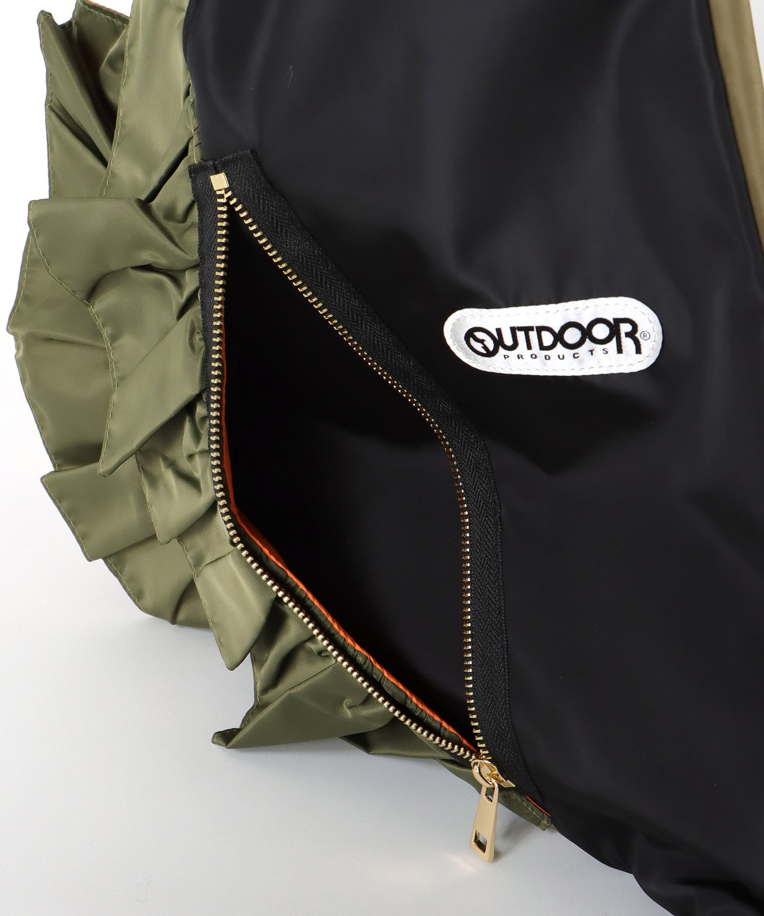 【RISLEY×OUTDOOR PRODUCT】トライアングルフリルバッグ